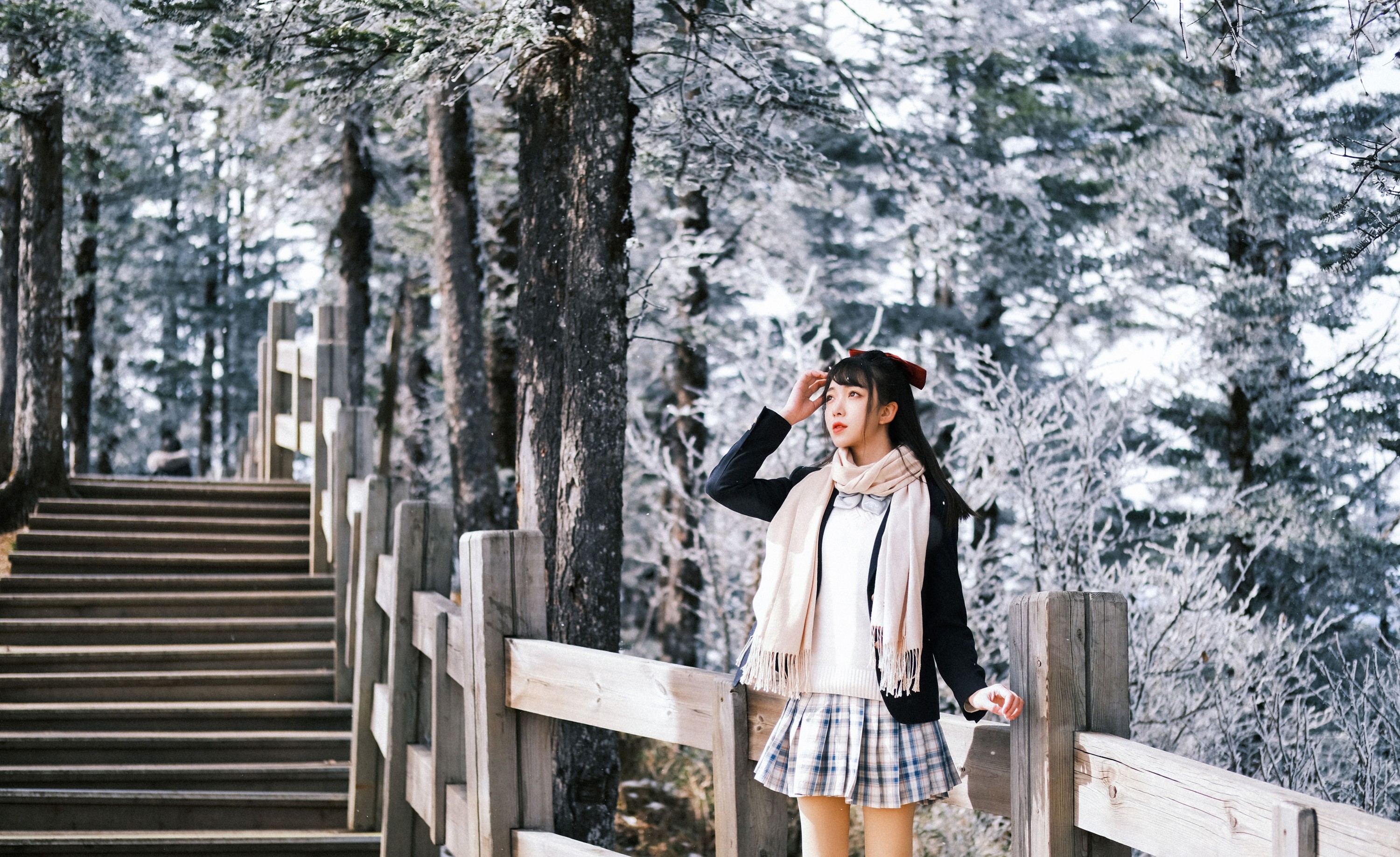 小风加载中 – 《日系少女雪景写真》[24P]
