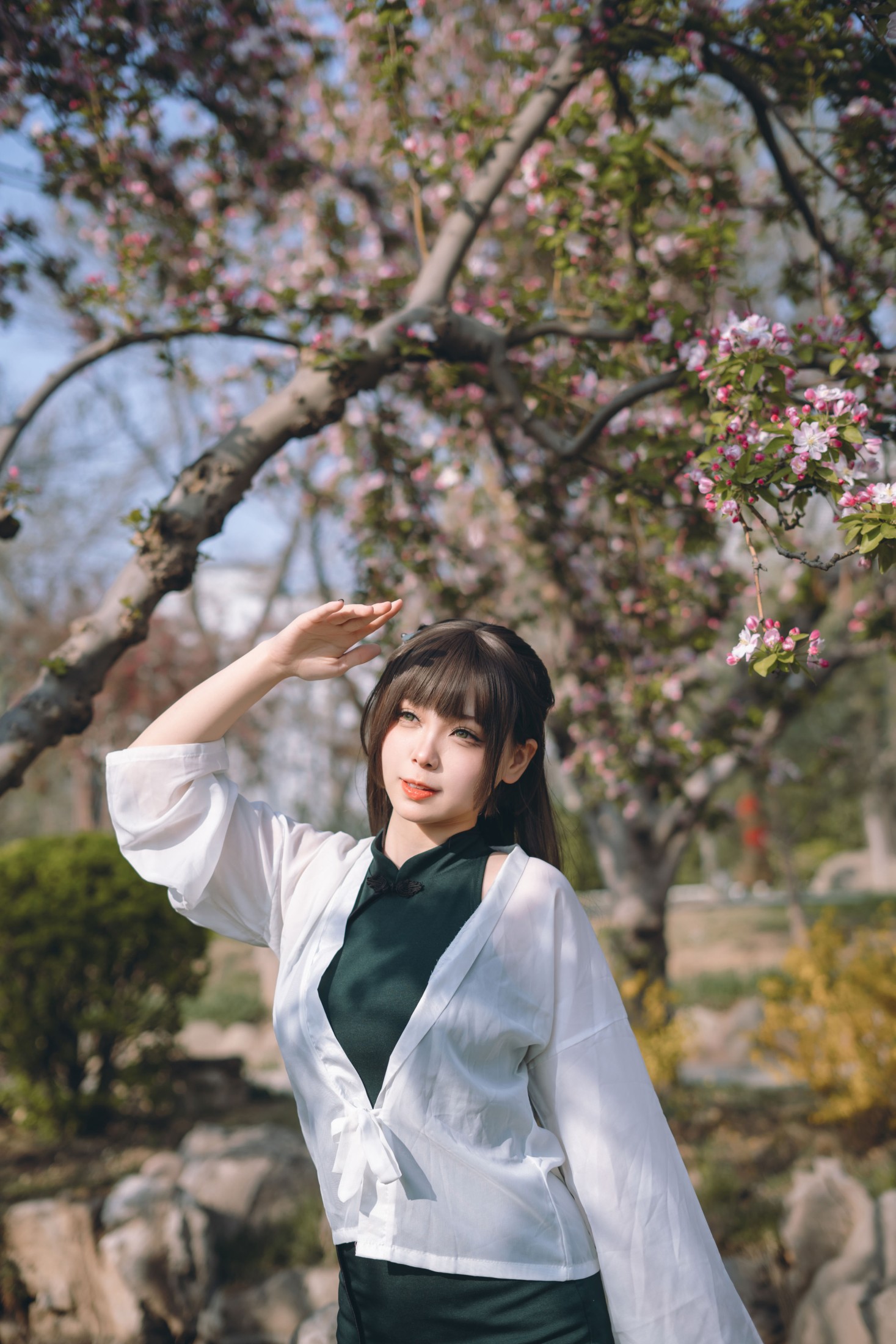 小桃川奈奈 – 《春游之旗袍》[32P]