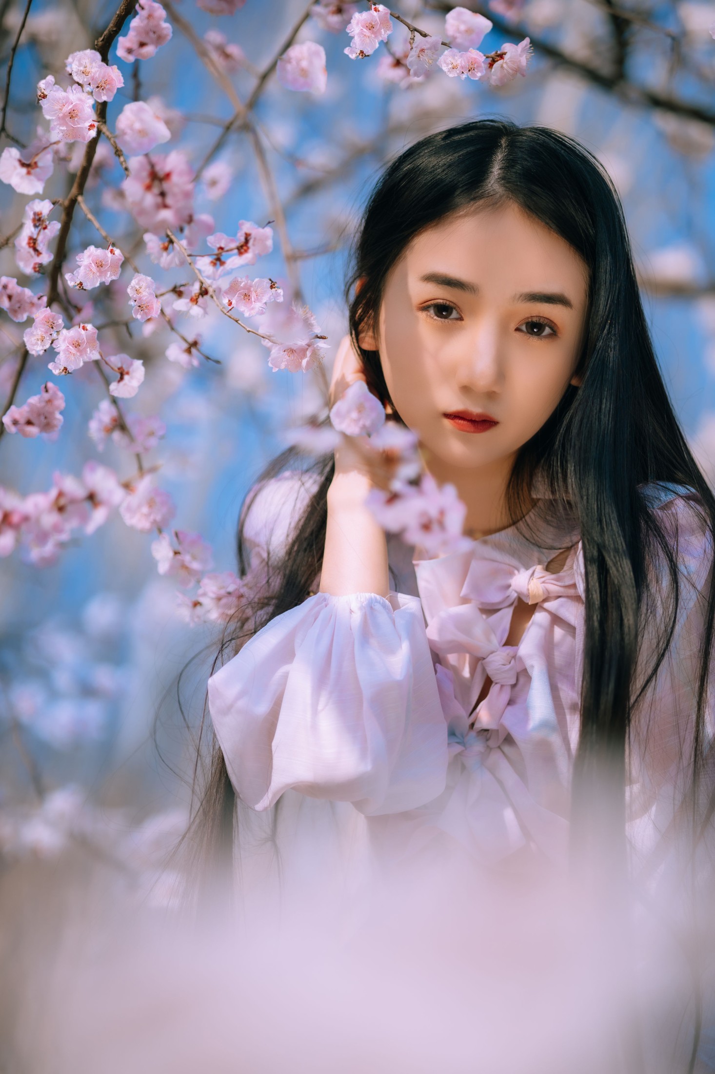 四月羊大冒险 – 《桃花少女》[22P]