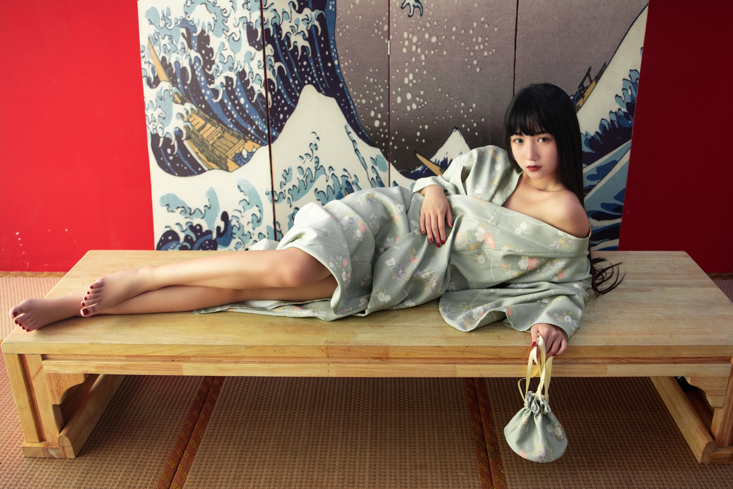 四月羊大冒险 – 《少女和服写真》[21P]