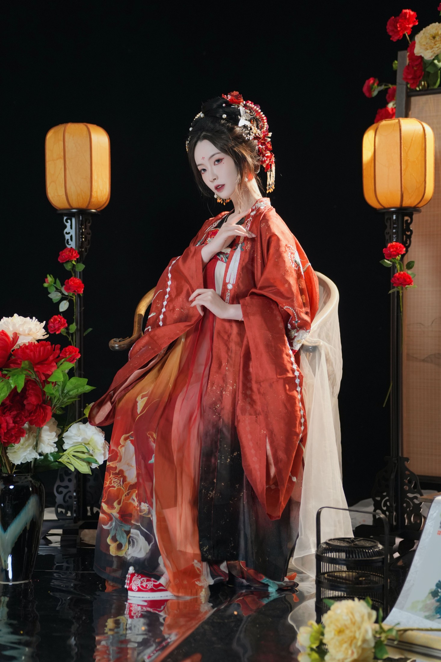 Vi鸽_Vivian – 《十二花神之牡丹花神》[52P]