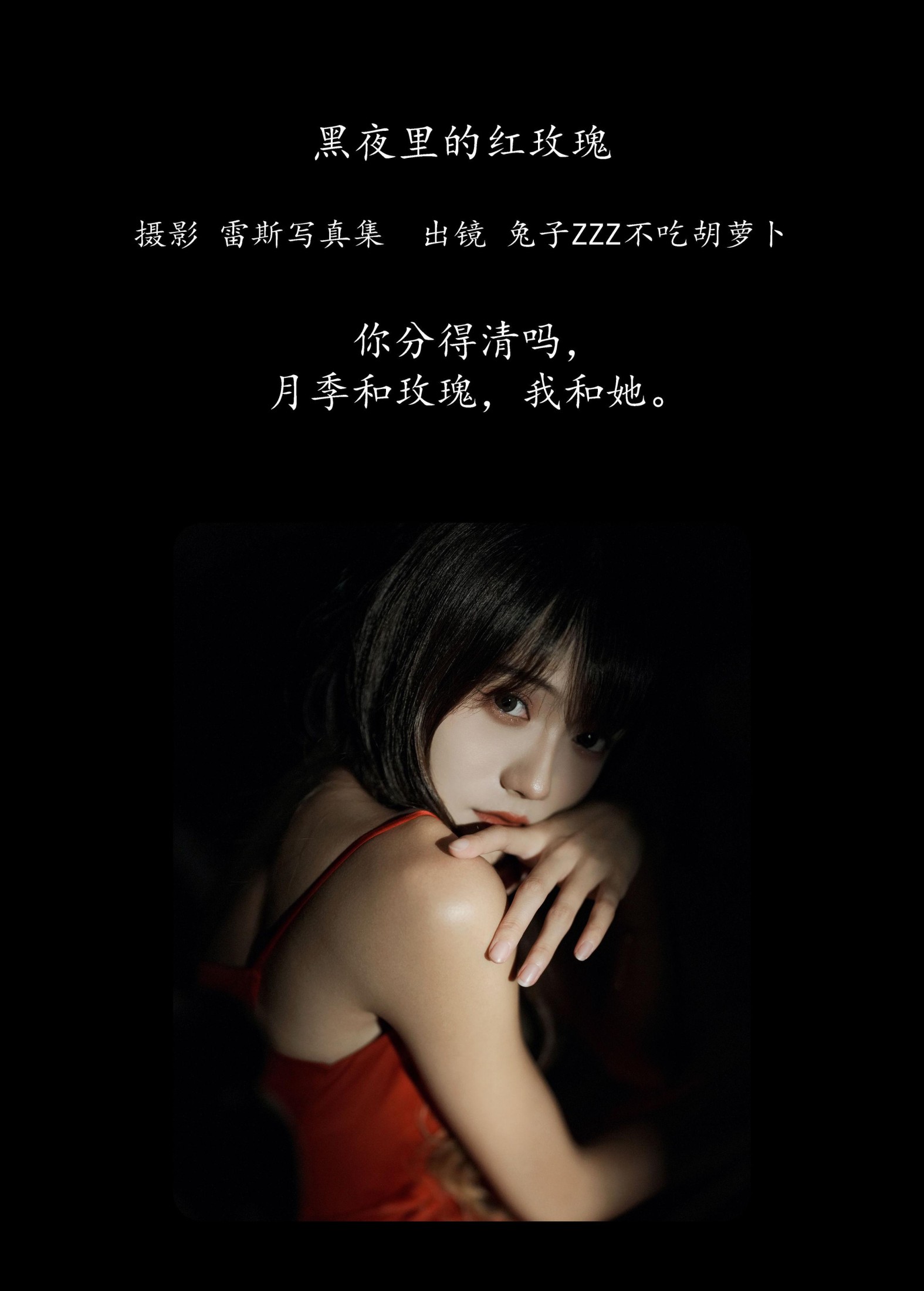 兔子Zzz不吃胡萝卜 – 《黑夜里的红玫瑰》[36P]