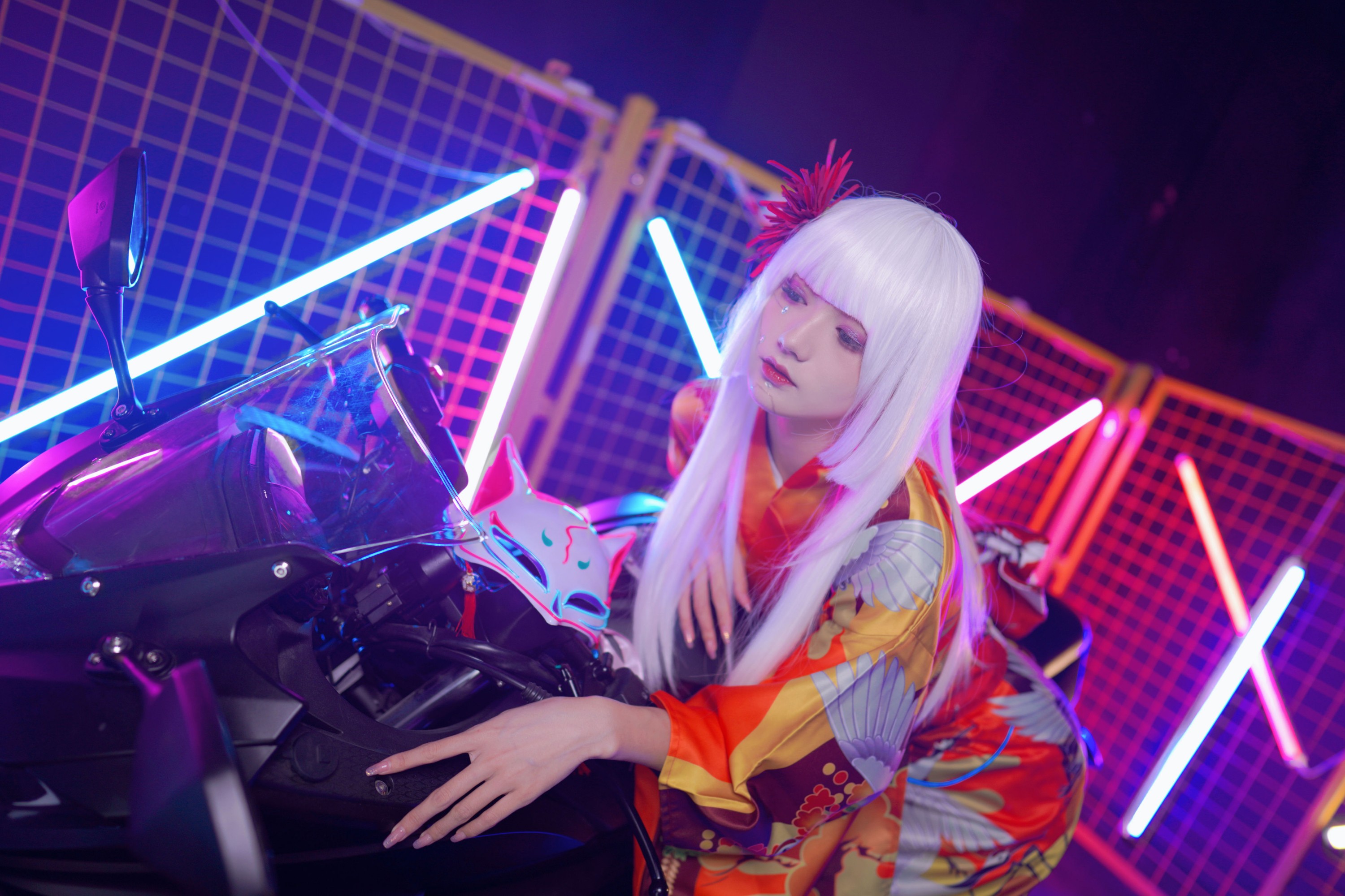 兔子Zzz不吃胡萝卜 – 《赛博电子姬》[33P]