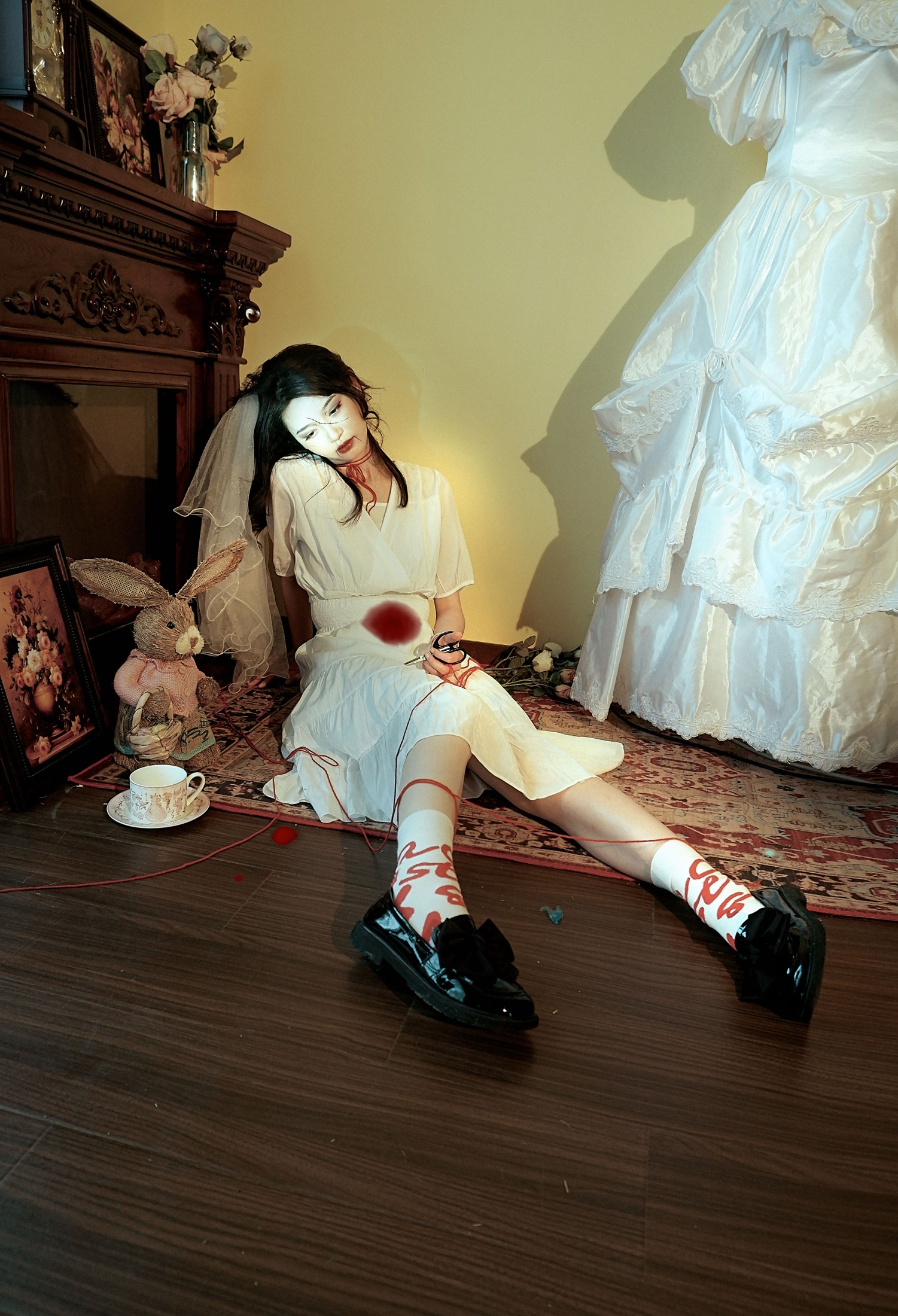 鹿半仙儿_ – 《新娘》[23P]