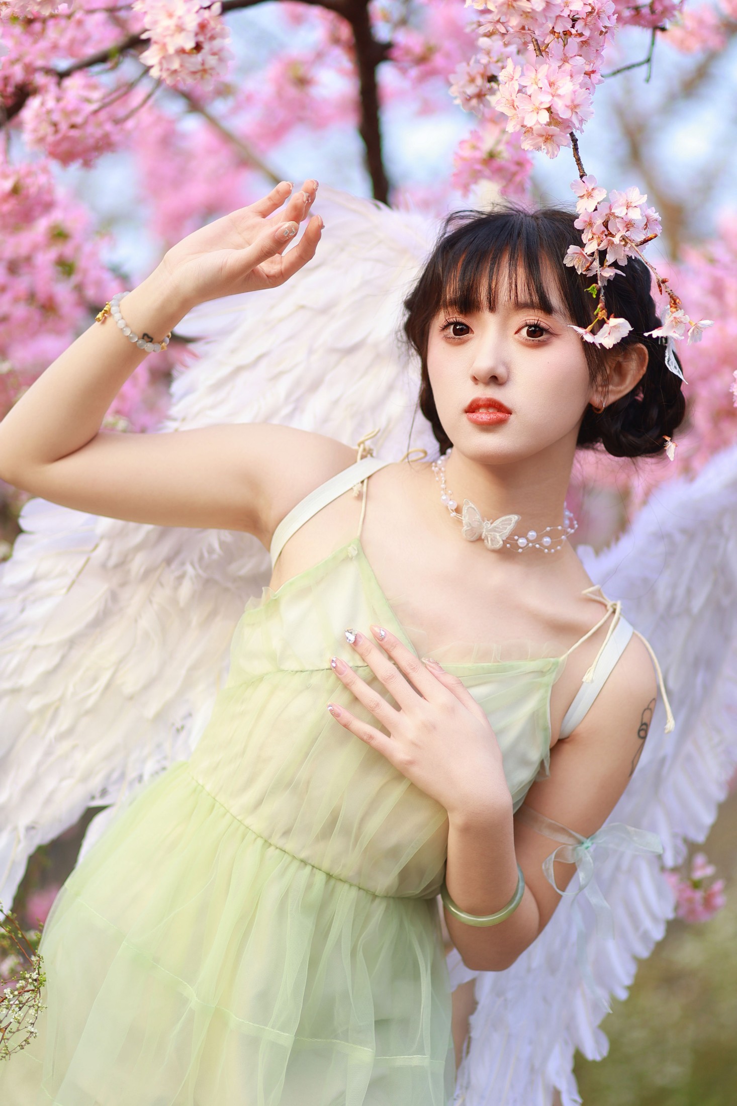 锘锘吃糯米 – 《樱花日记》[29P]