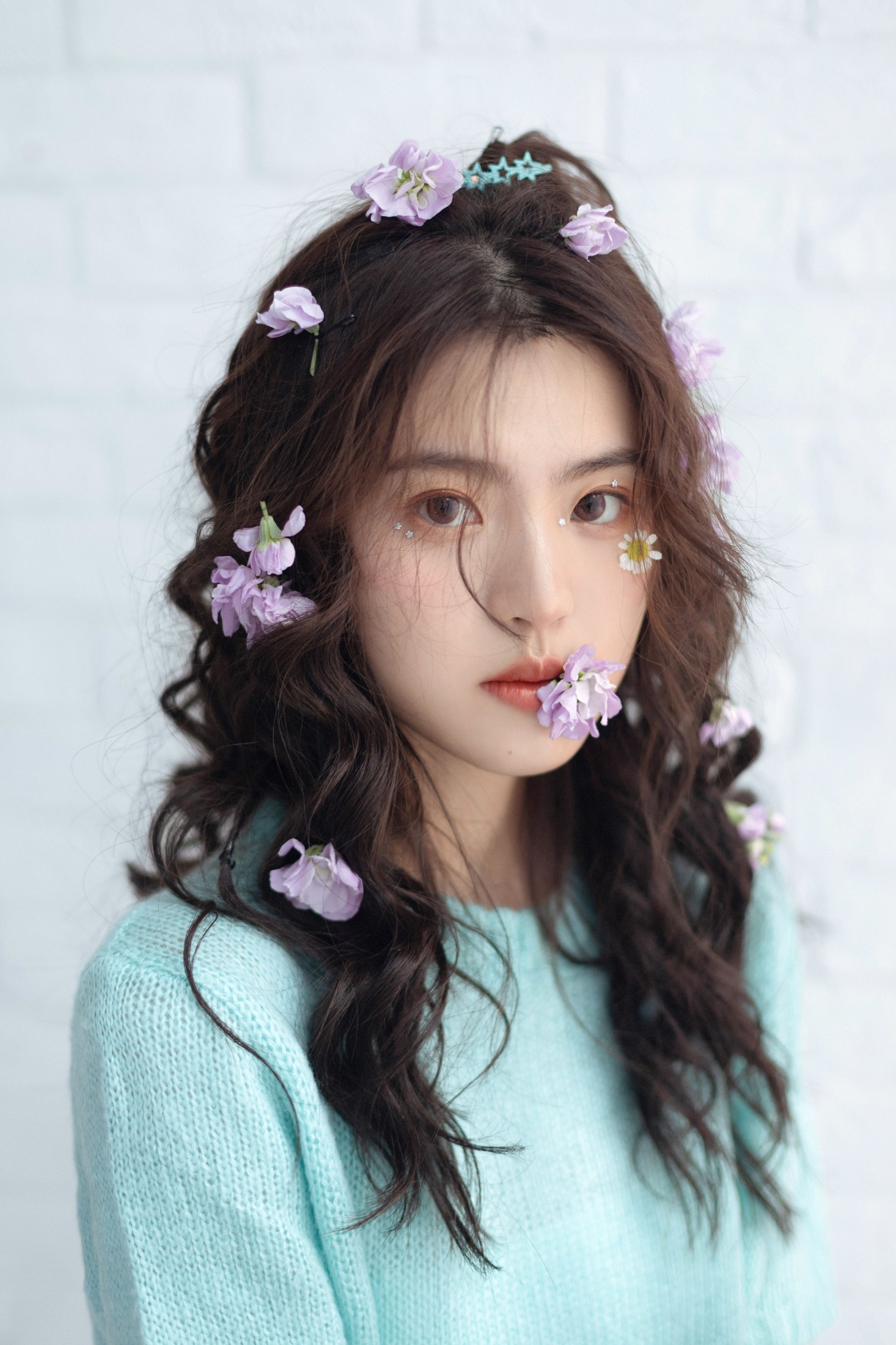 是大米吖 – 《蓝色心动少女》[21P]