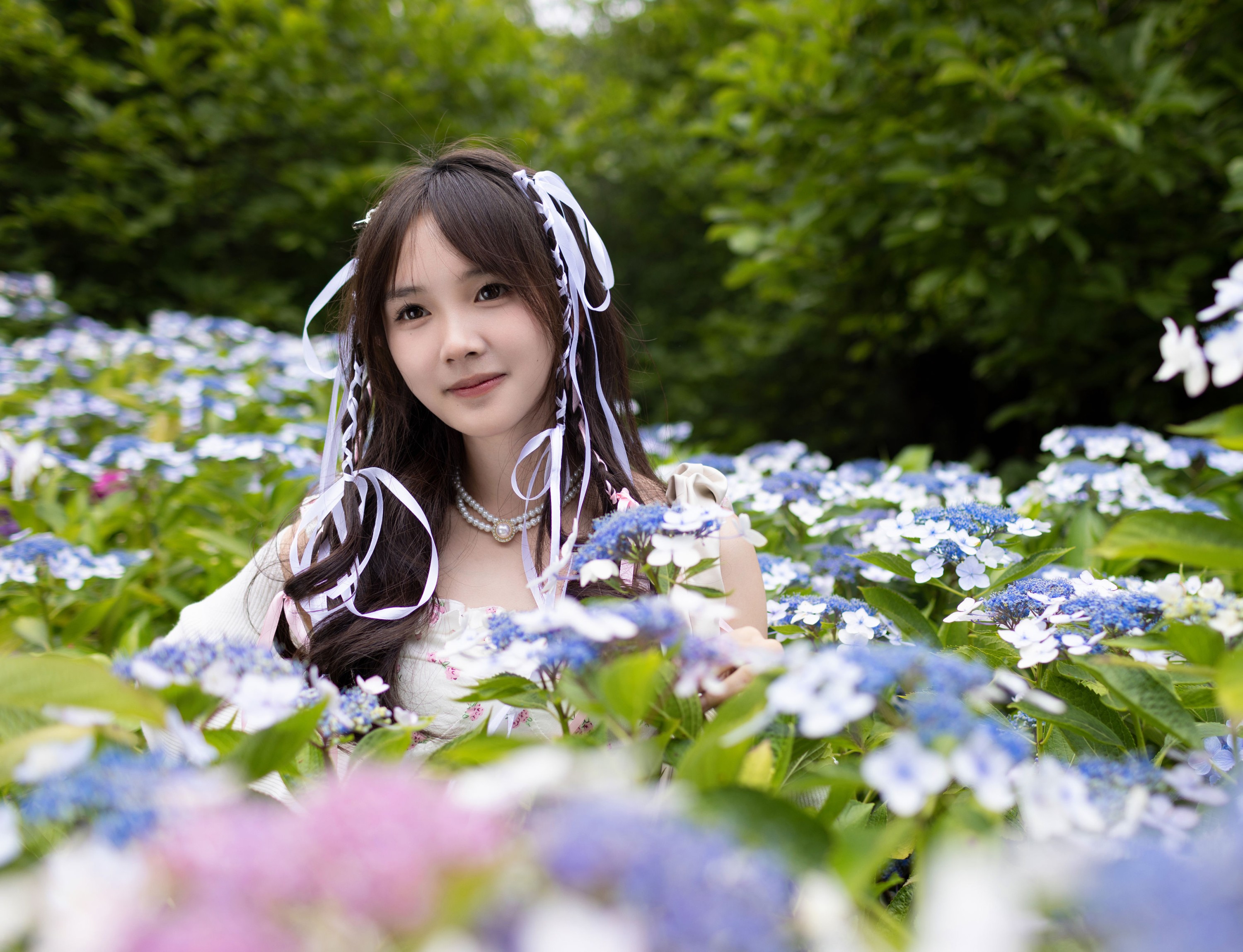 妍妍 – 《秀球花拍人像》[23P]