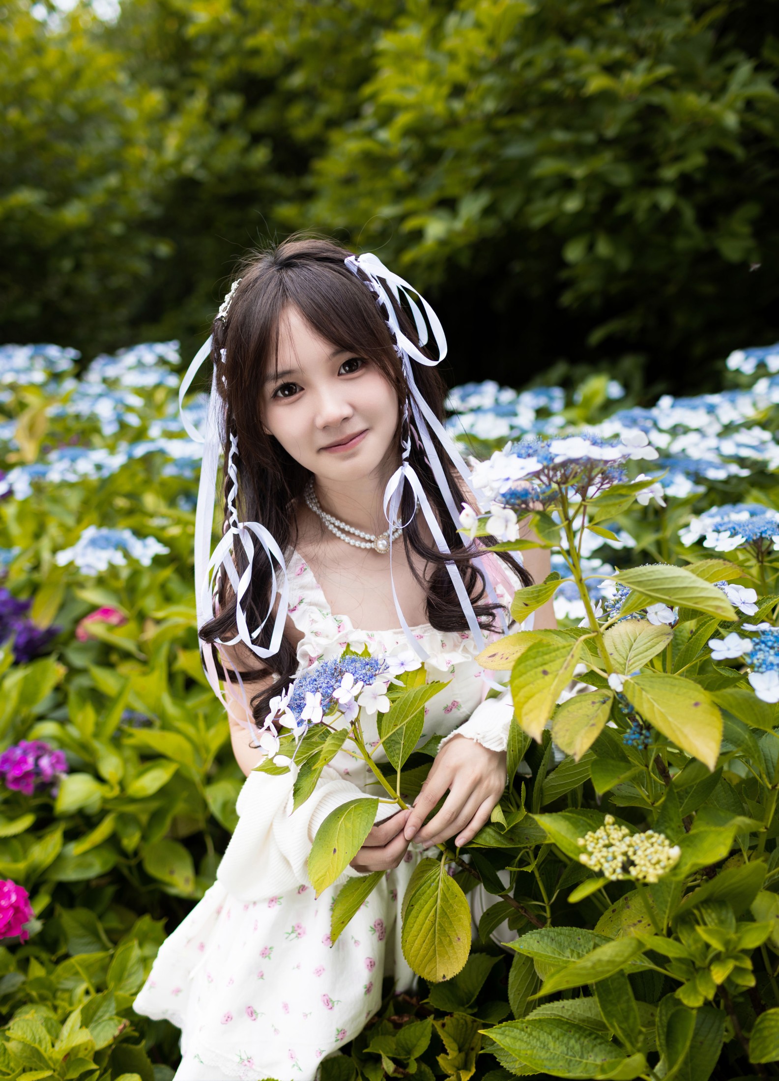 妍妍 – 《秀球花拍人像》[23P]