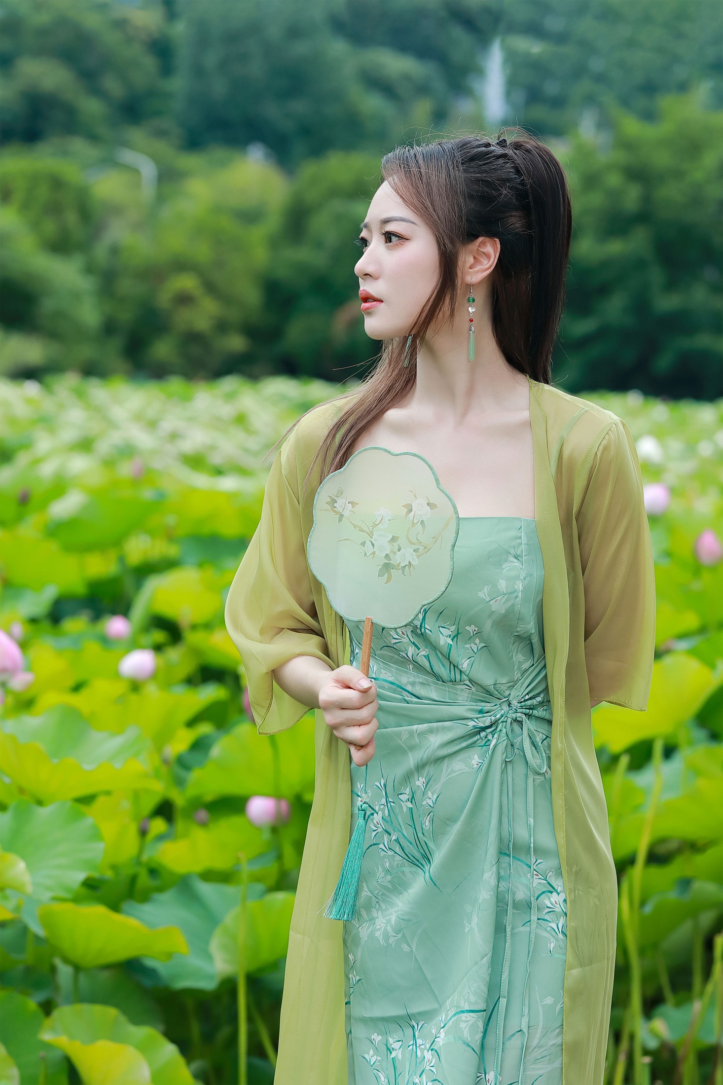 鱼儿 – 《绿荷新意》[26P]