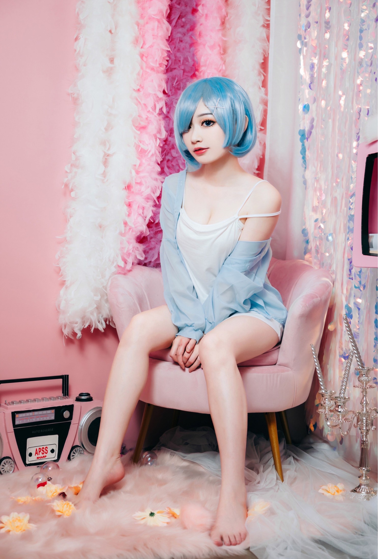 桃墨公子x – 《蕾姆居家睡衣》[23P]