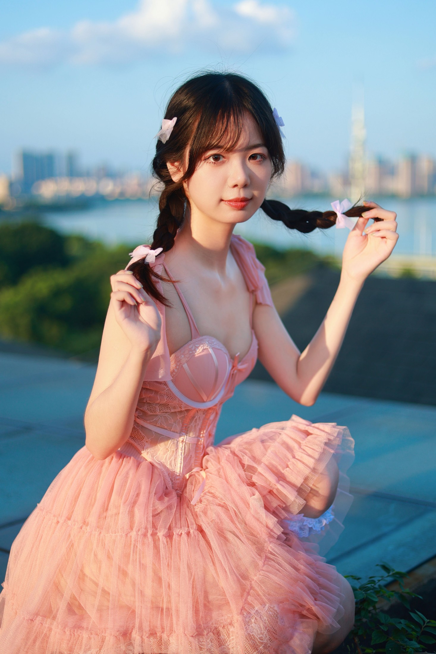 暮烟色CC – 《晚霞之约》[33P]