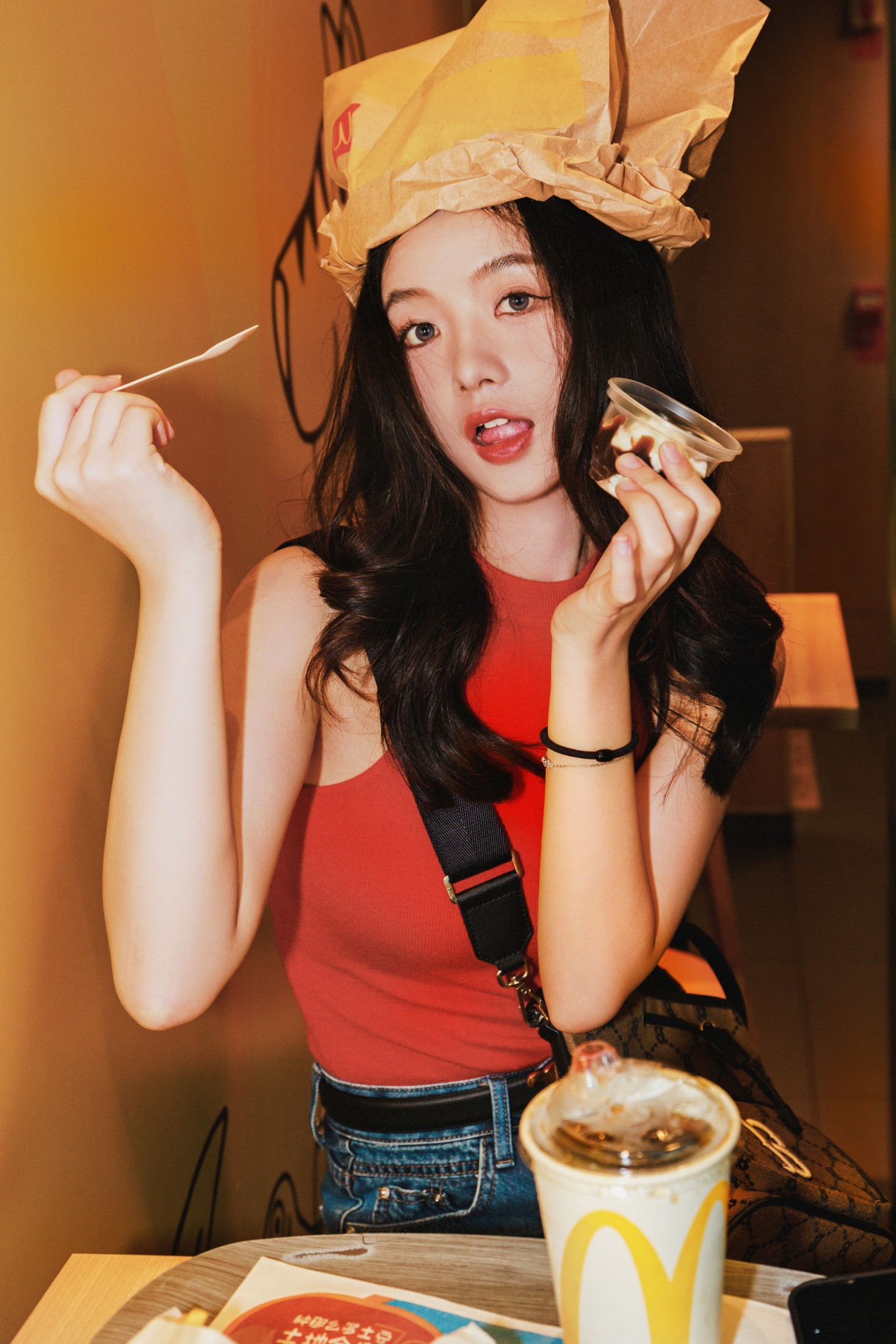 不搭小妖 – 《麦当辣妹》[47P]