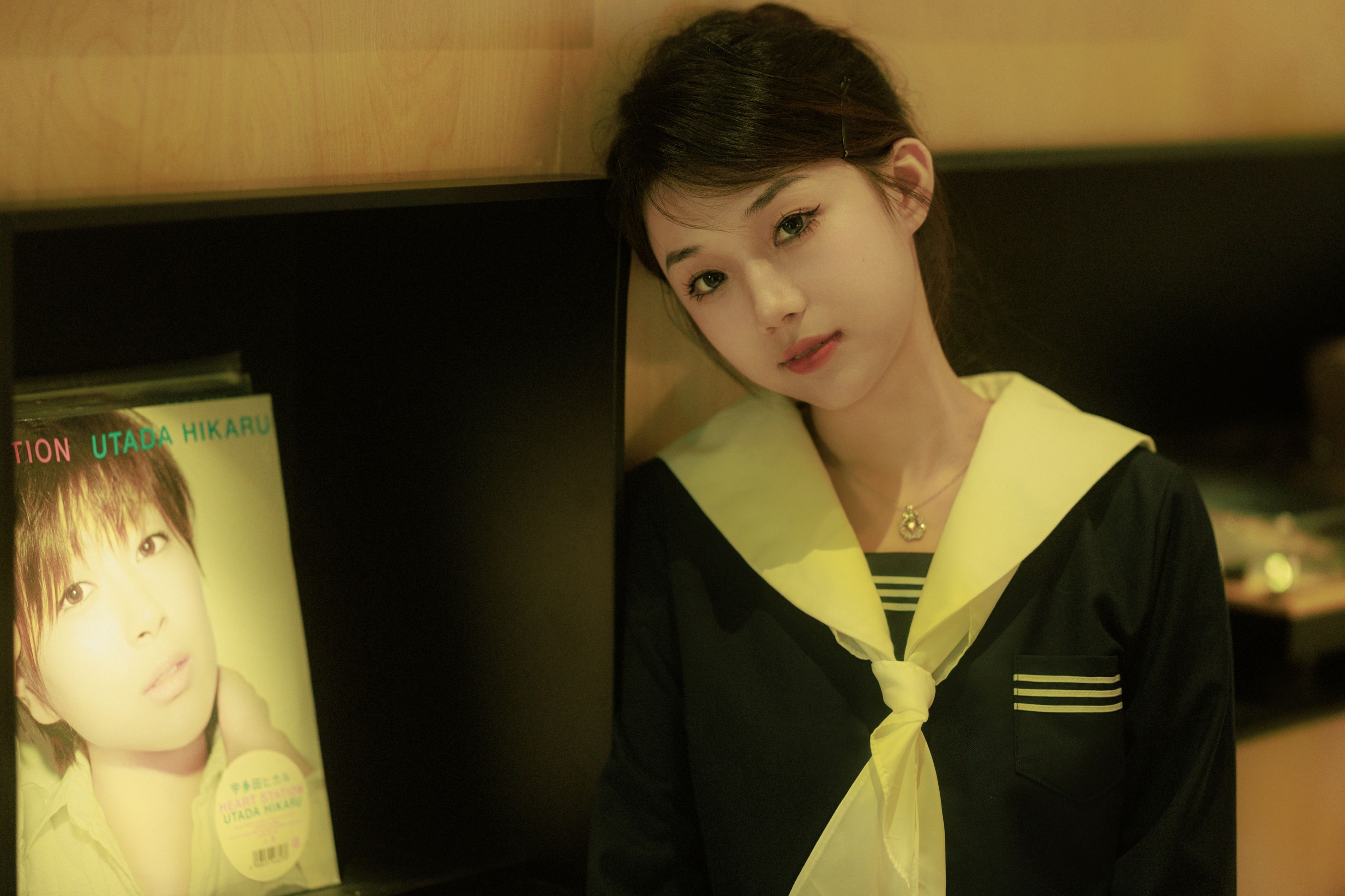 裴同学 – 《jk唱片店》[44P]