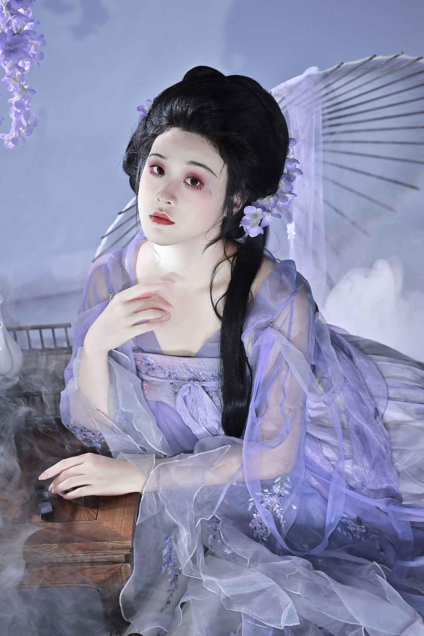 神赐杏杏 – 《紫藤少女》[22P]