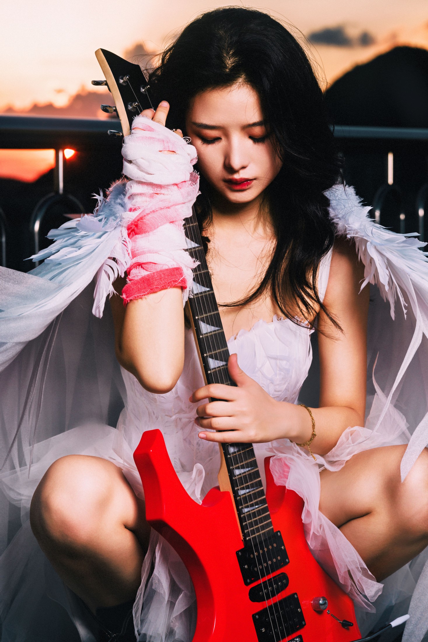 不搭小妖 – 《天台摇滚》[37P]