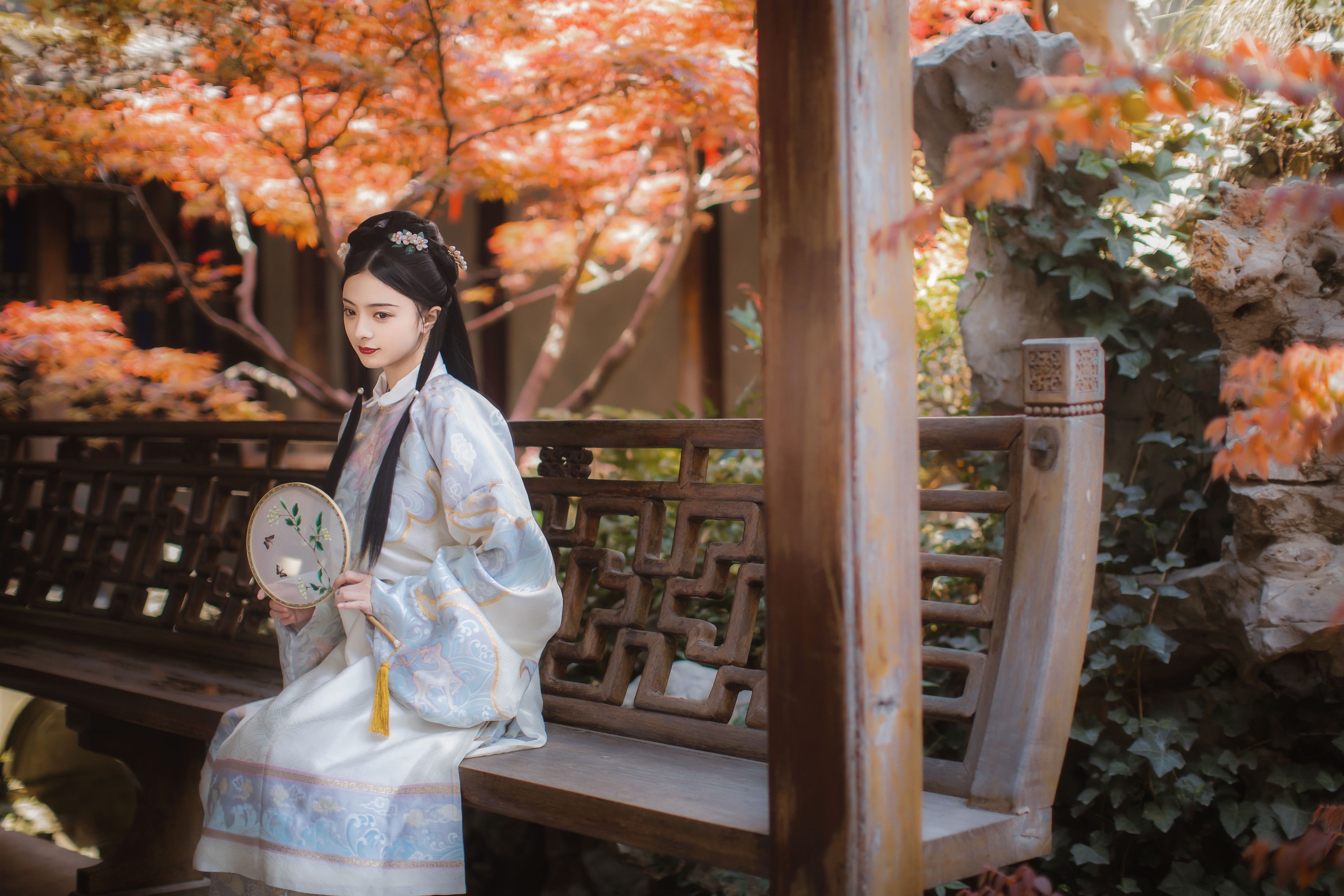 阿时Ashi_ – 《游园》[21P]