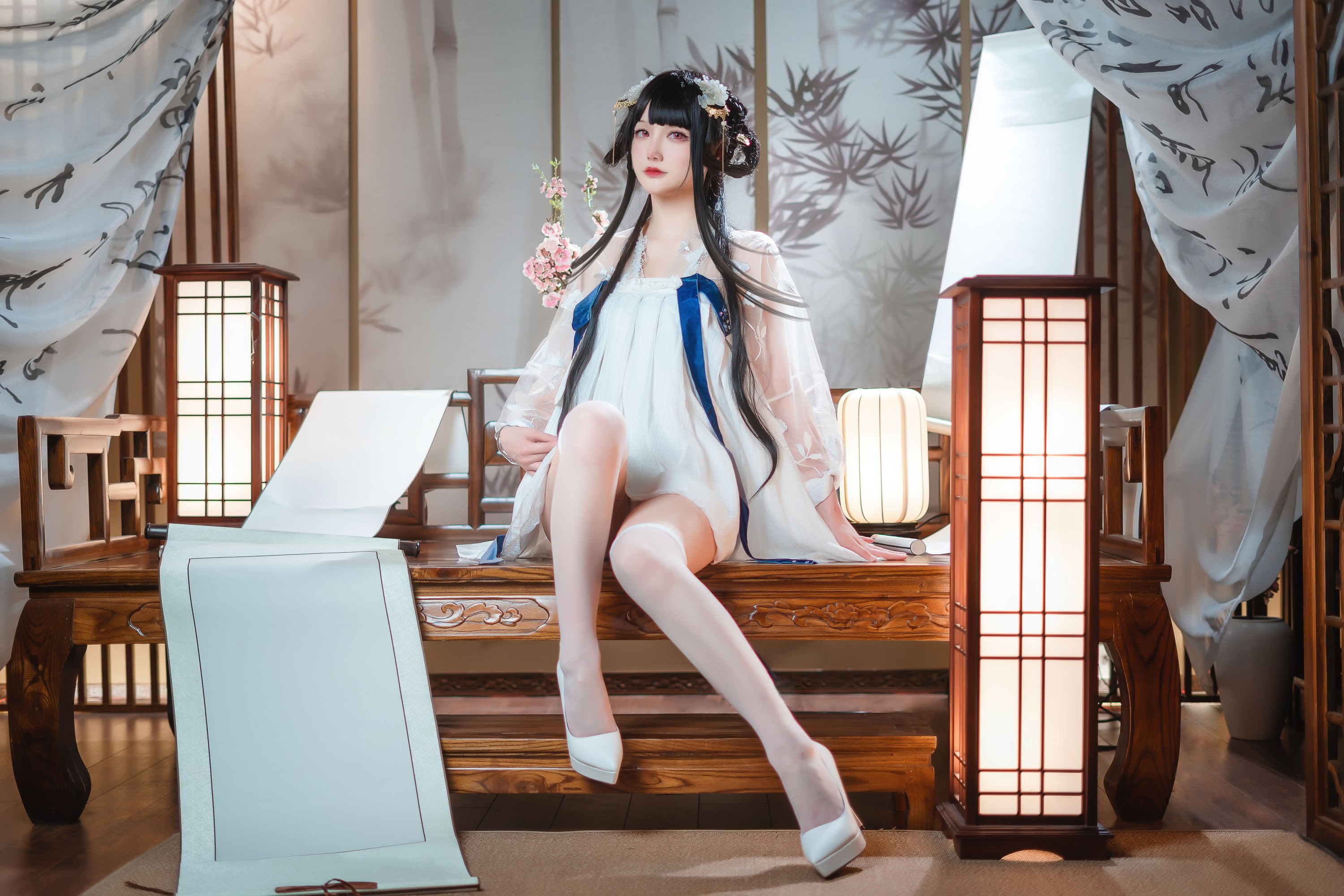 仙九Airi_ – 《碧蓝航线-逸仙旗袍》[23P]