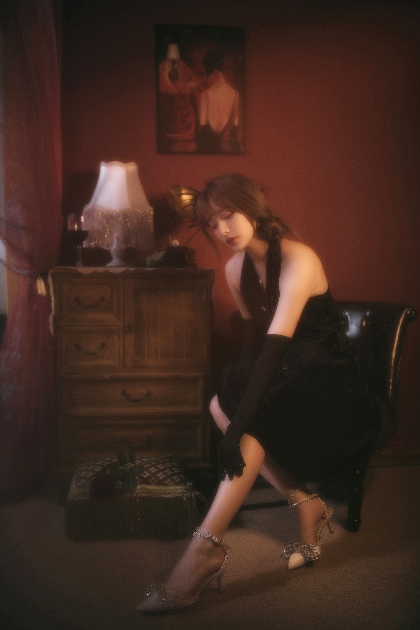 希希呐 – 《黑与红》[20P]