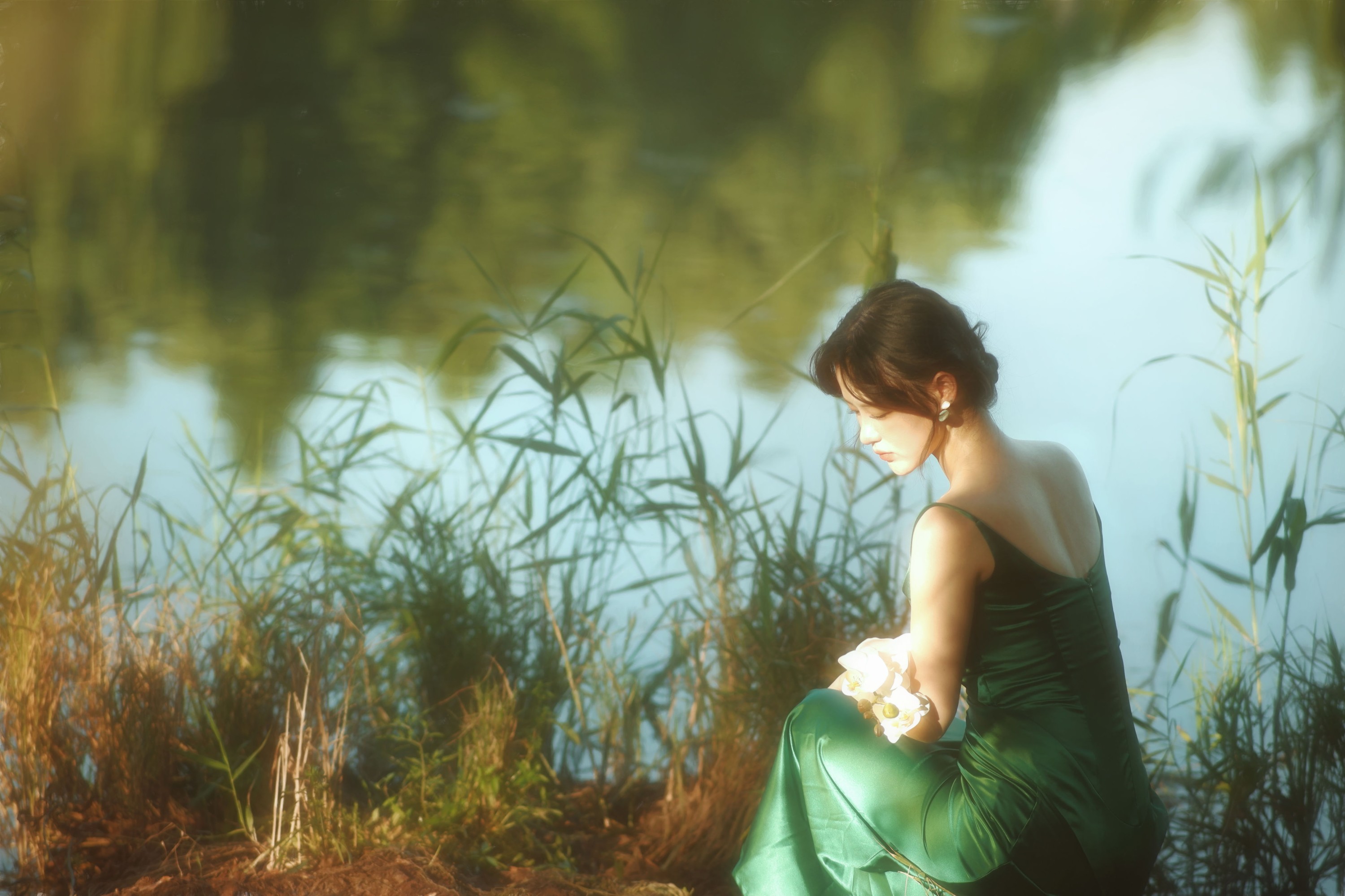 月白星稀 – 《油画少女》[23P]