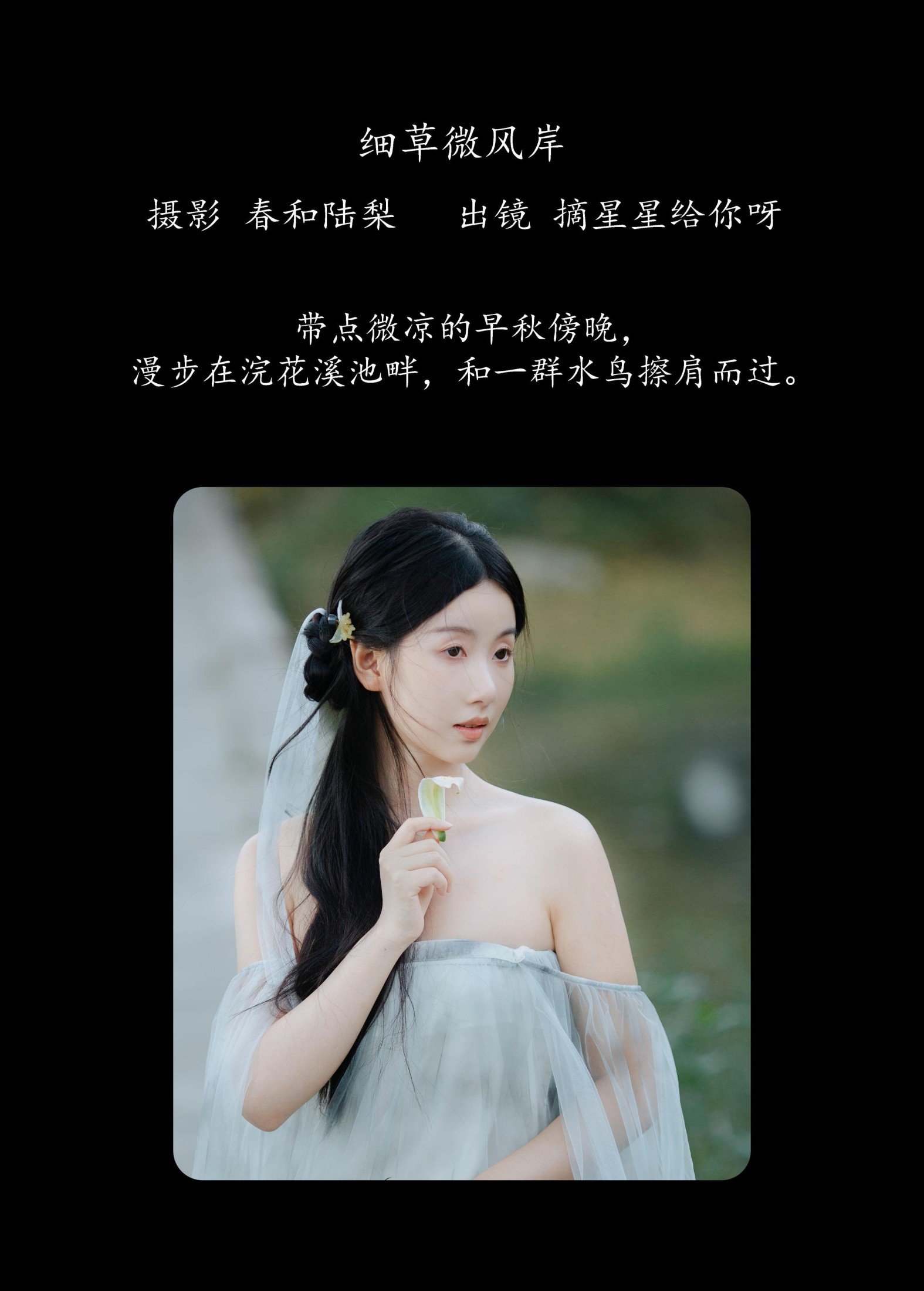 摘星星给你呀 – 《细草微风岸》[27P]