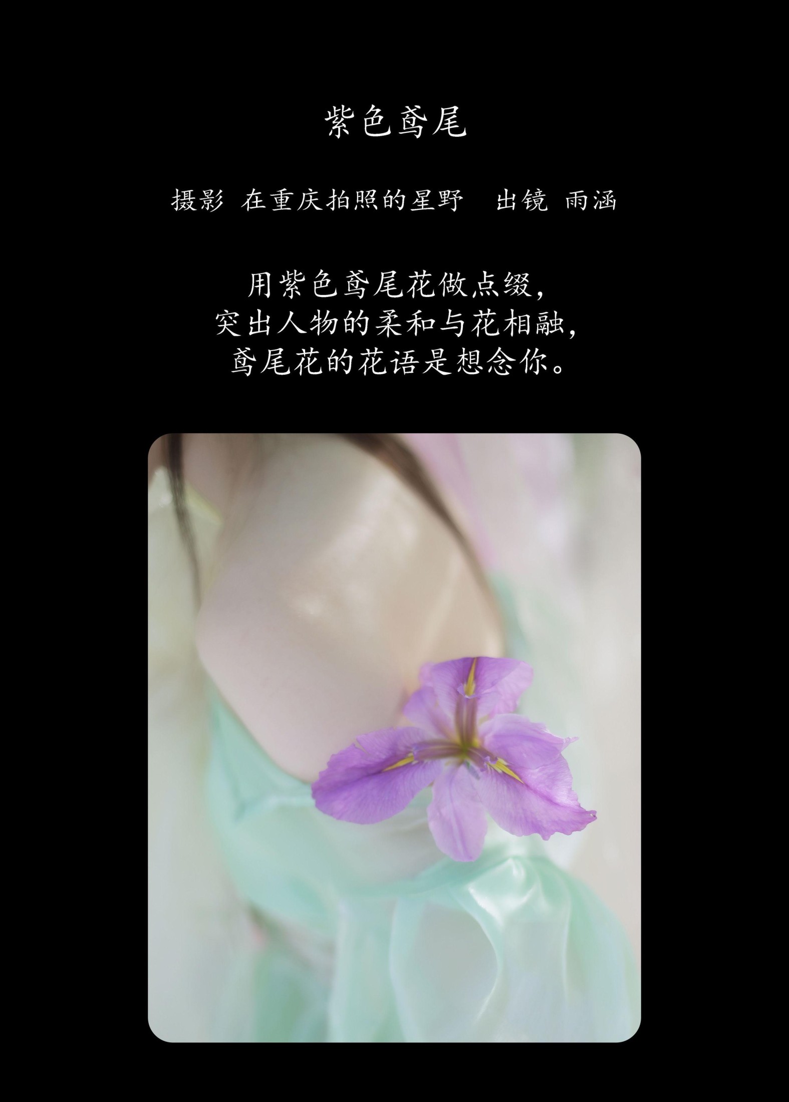 雨涵 – 《紫色鸢尾》[21P]