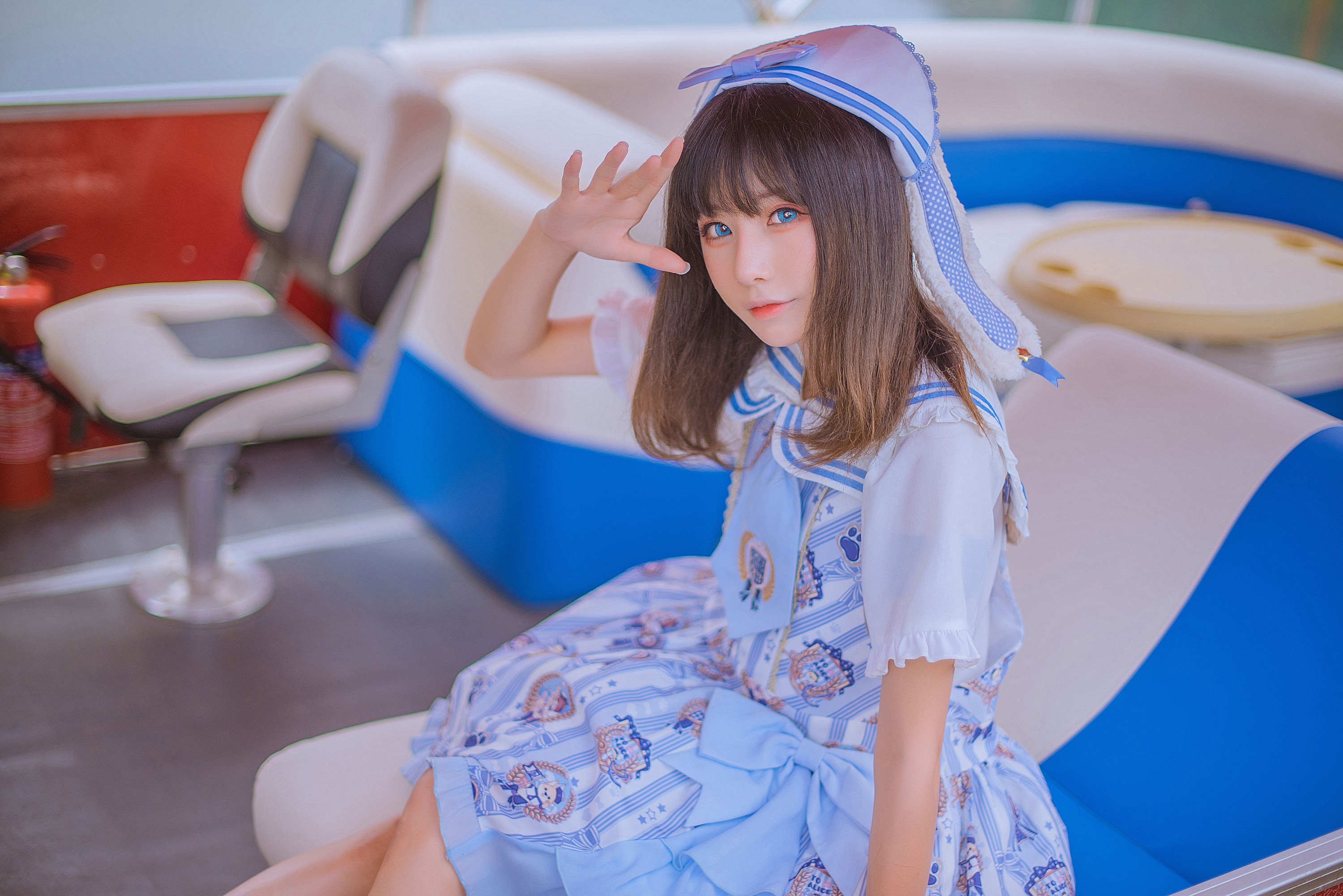 花京院腥鱼 – 《蓝色少女》[31P]