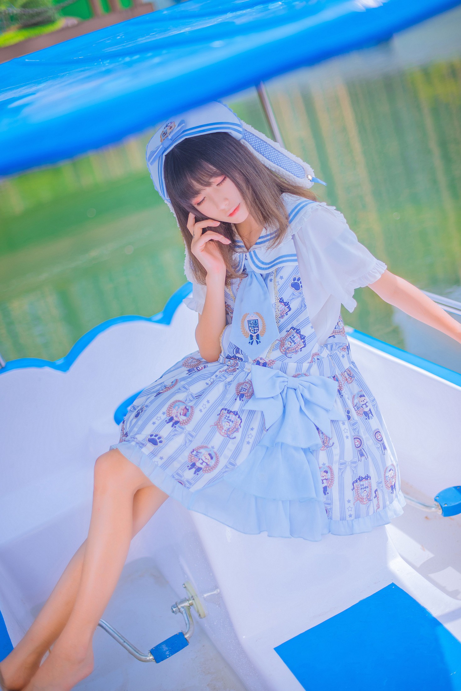 花京院腥鱼 – 《蓝色少女》[31P]