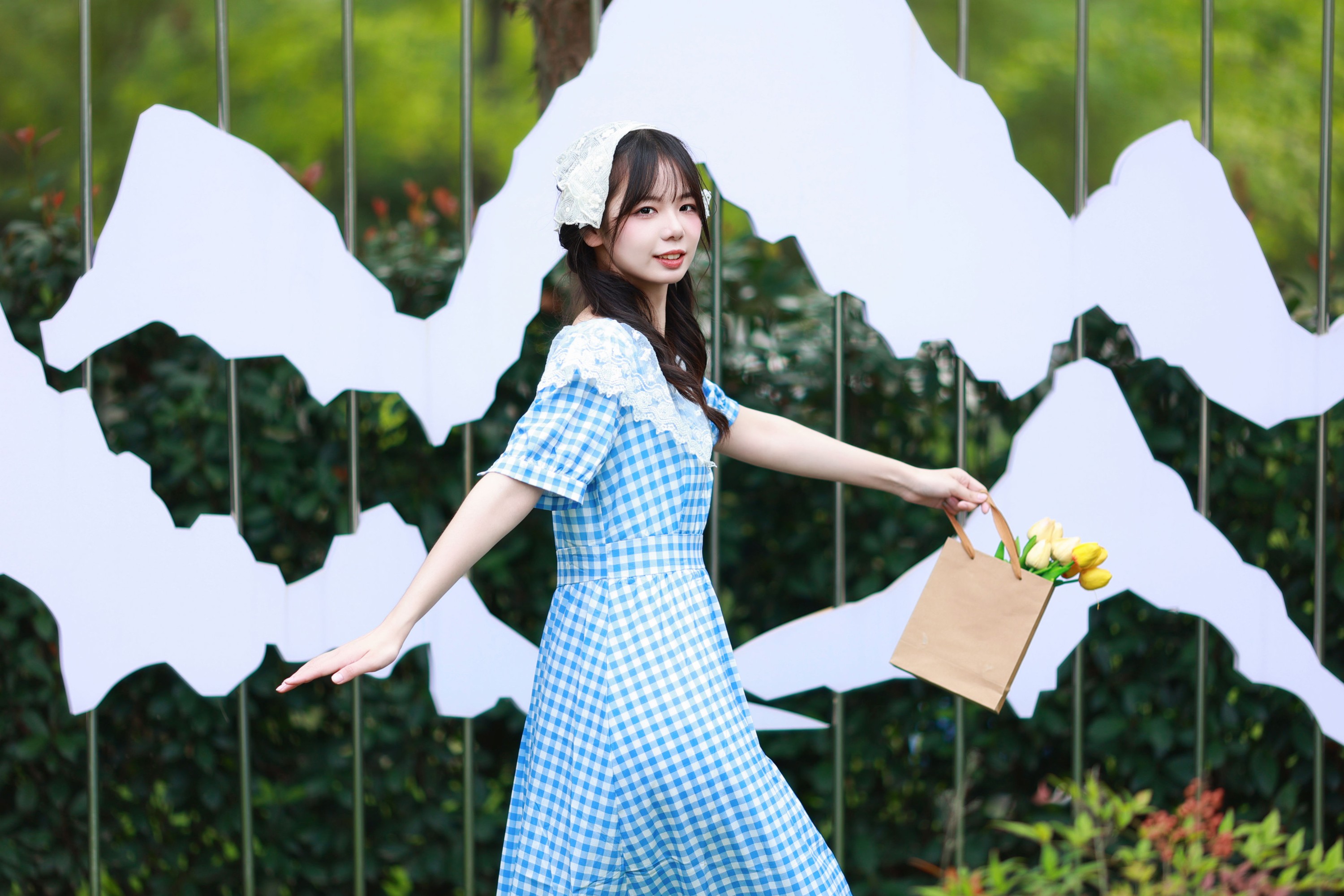 暮烟色CC – 《蓝裙子少女》[30P]