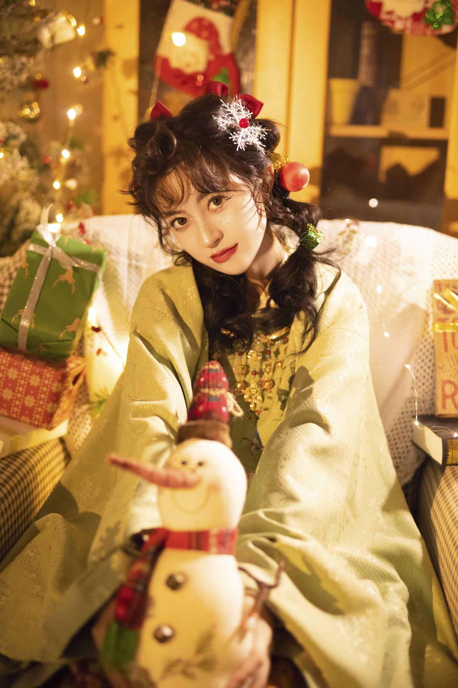 壹萱- – 《汉洋折中圣诞照》[22P]