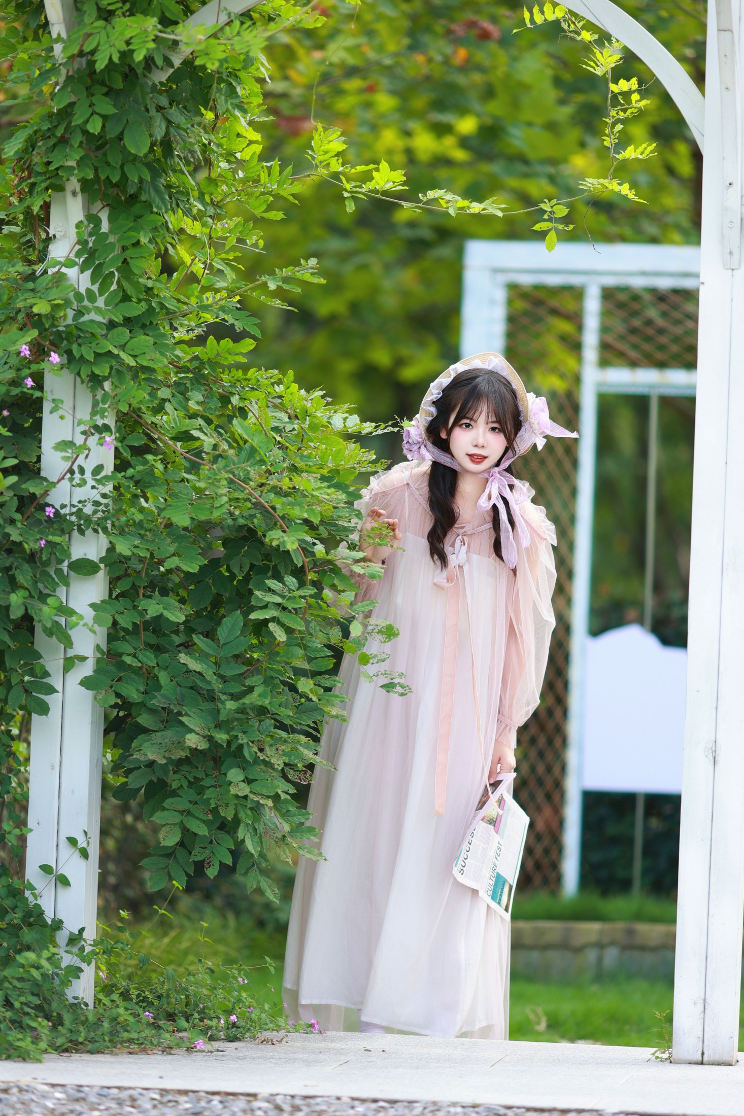 暮烟色CC – 《早安庭院》[33P]