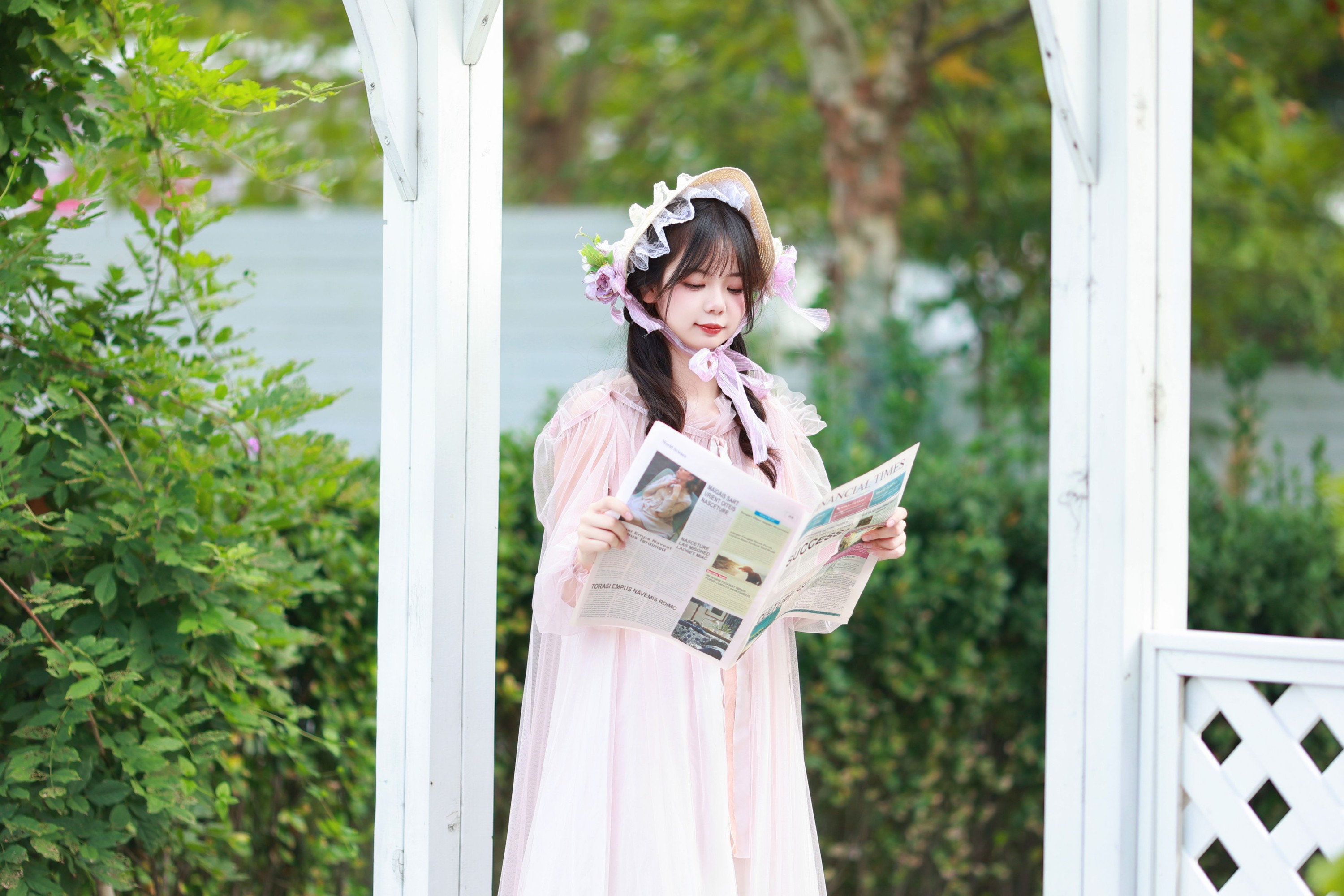 暮烟色CC – 《早安庭院》[33P]