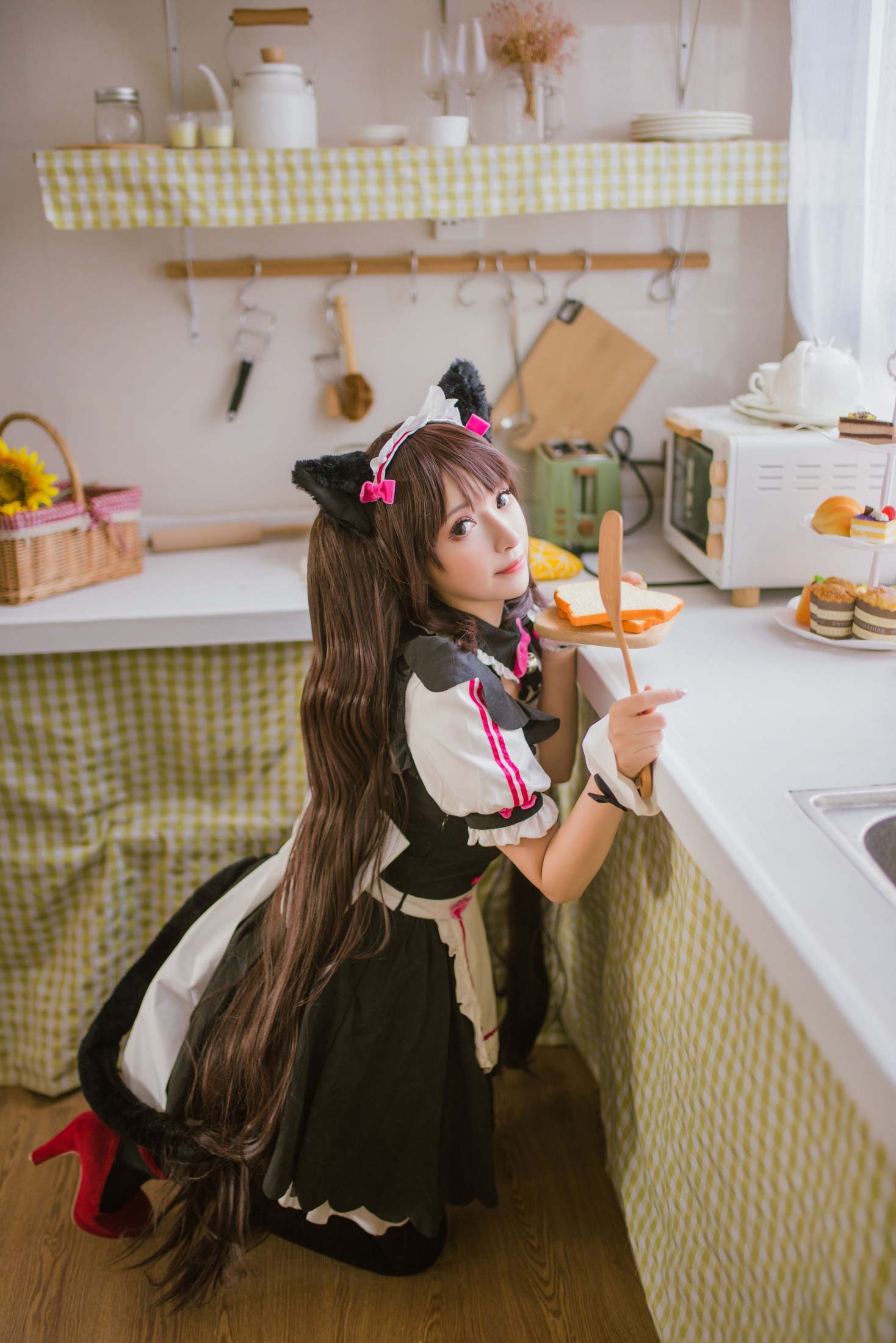 希希呐 – 《可爱猫咪女仆》[22P]