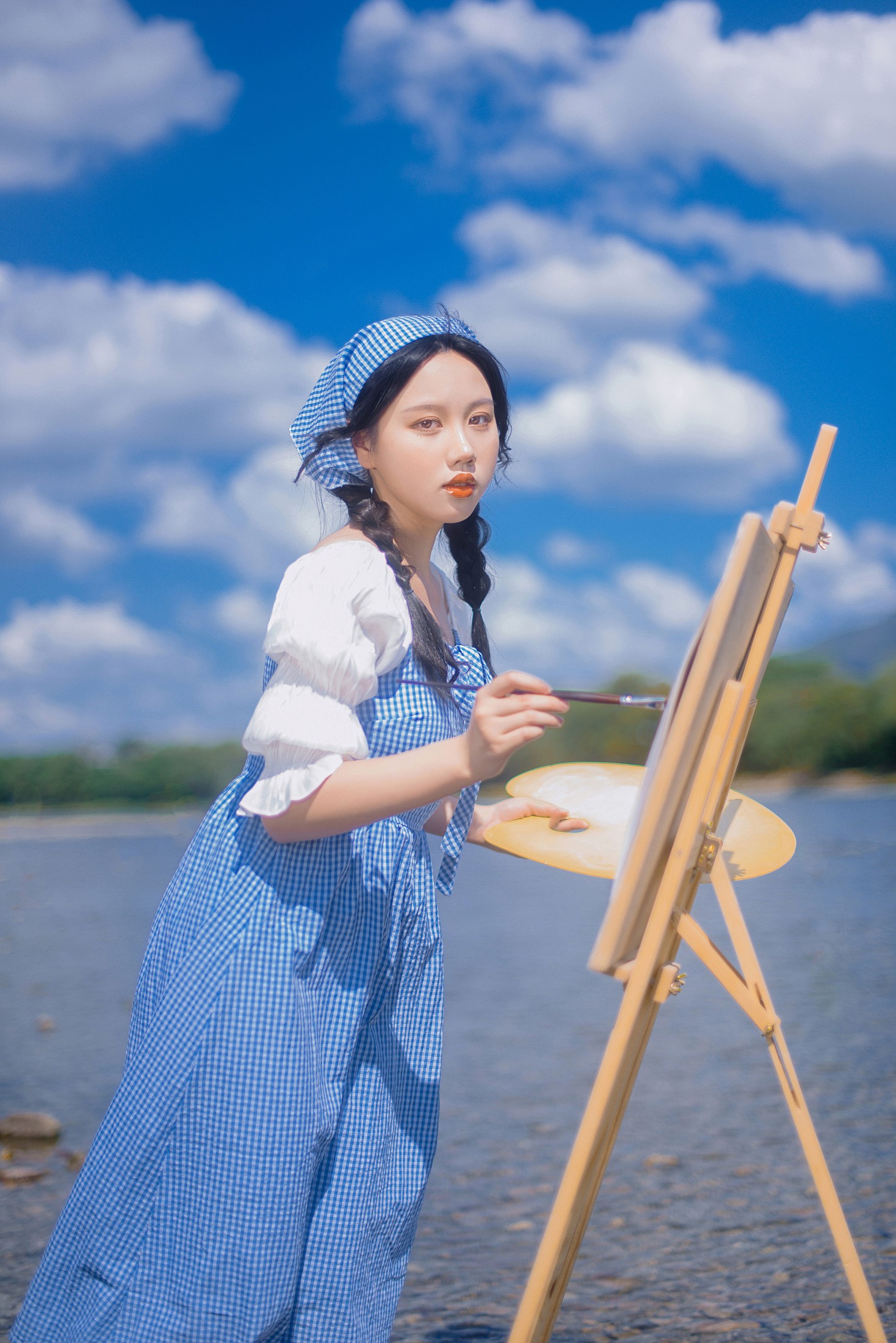 咪次全国后援团团长 – 《深蓝色的情书》[35P]