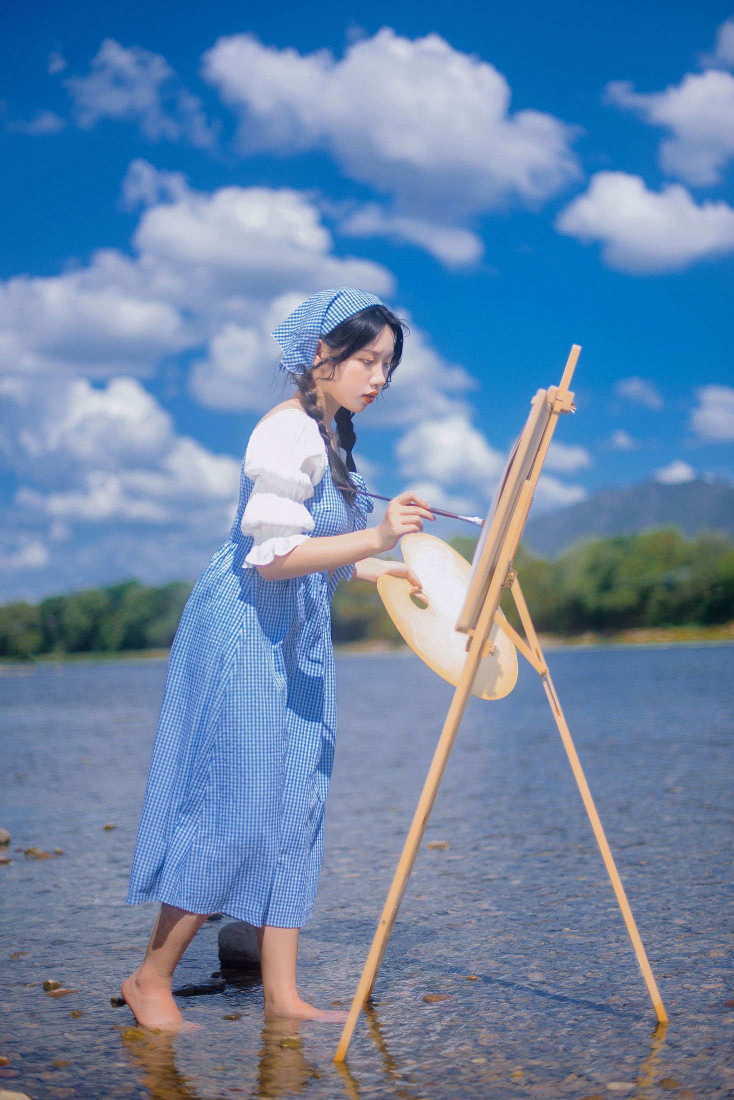 咪次全国后援团团长 – 《深蓝色的情书》[35P]