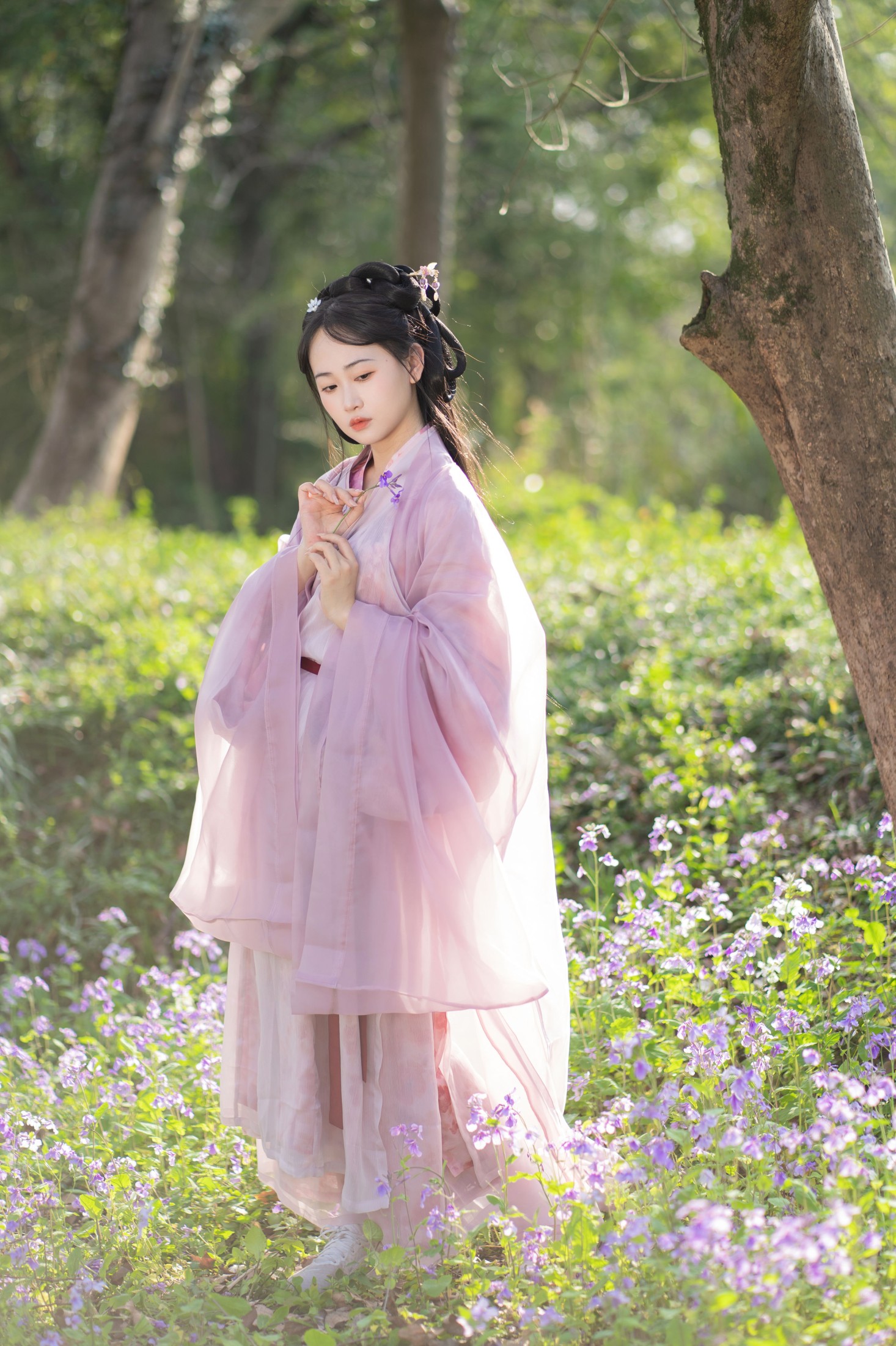 湫一只岁岁 – 《紫色汉服真的好美啊》[26P]