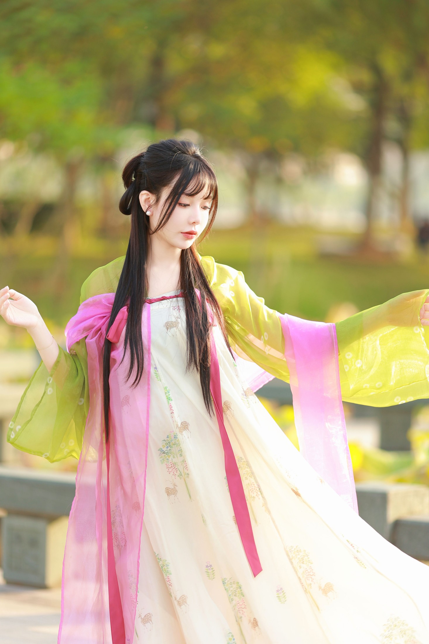 西米 – 《杨柳声声荷塘里》[27P]