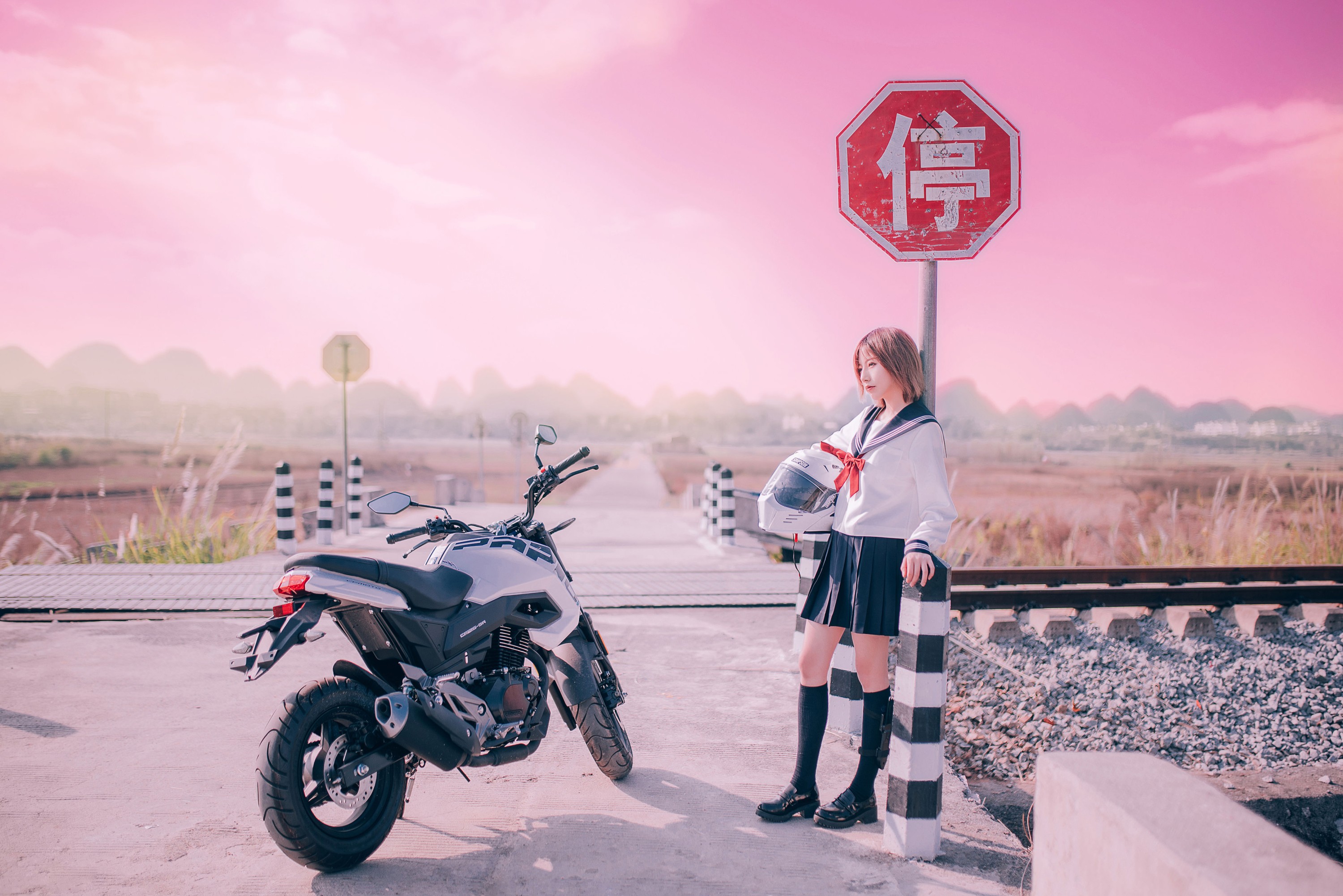 花京院腥鱼 – 《机车少女》[23P]