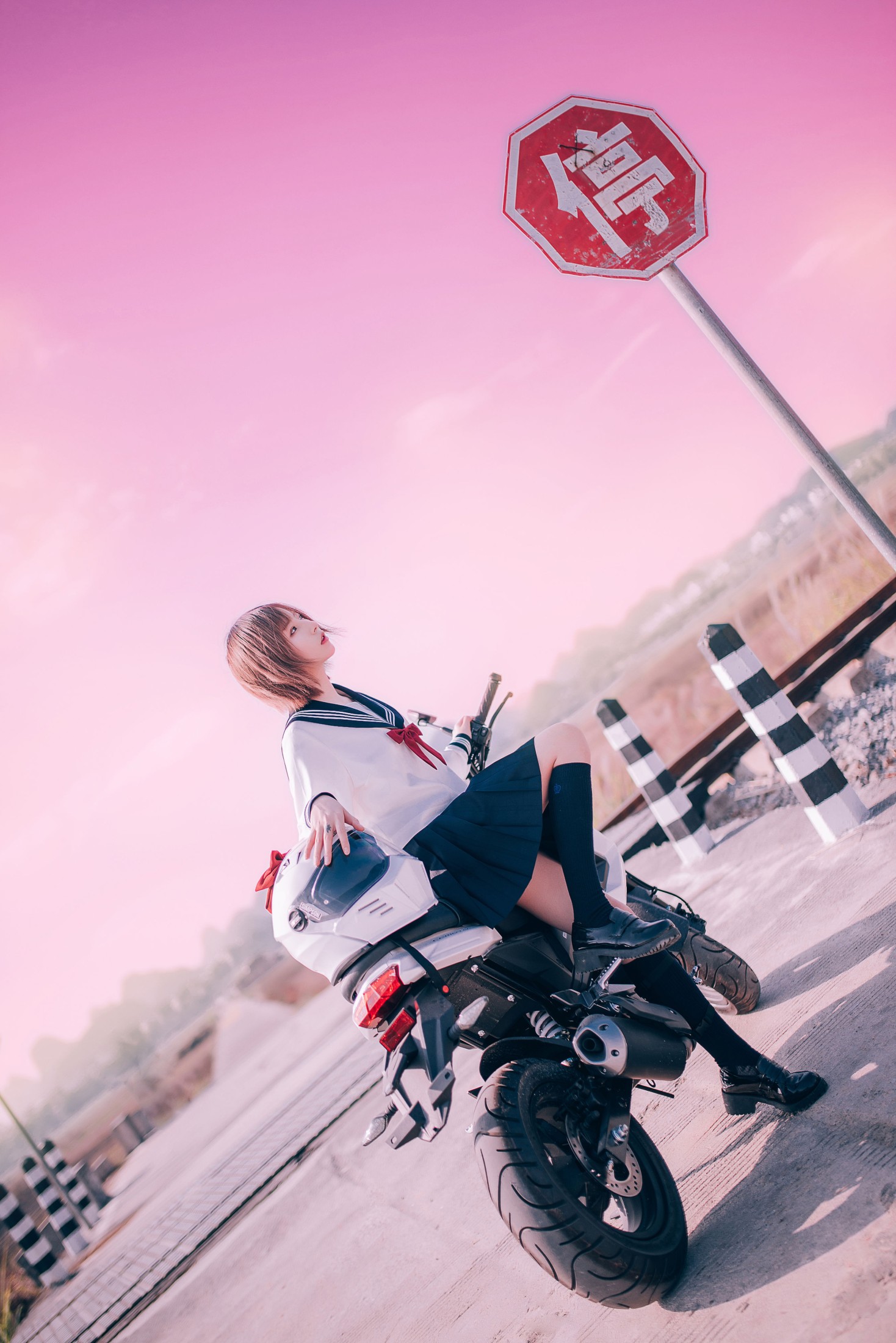 花京院腥鱼 – 《机车少女》[23P]