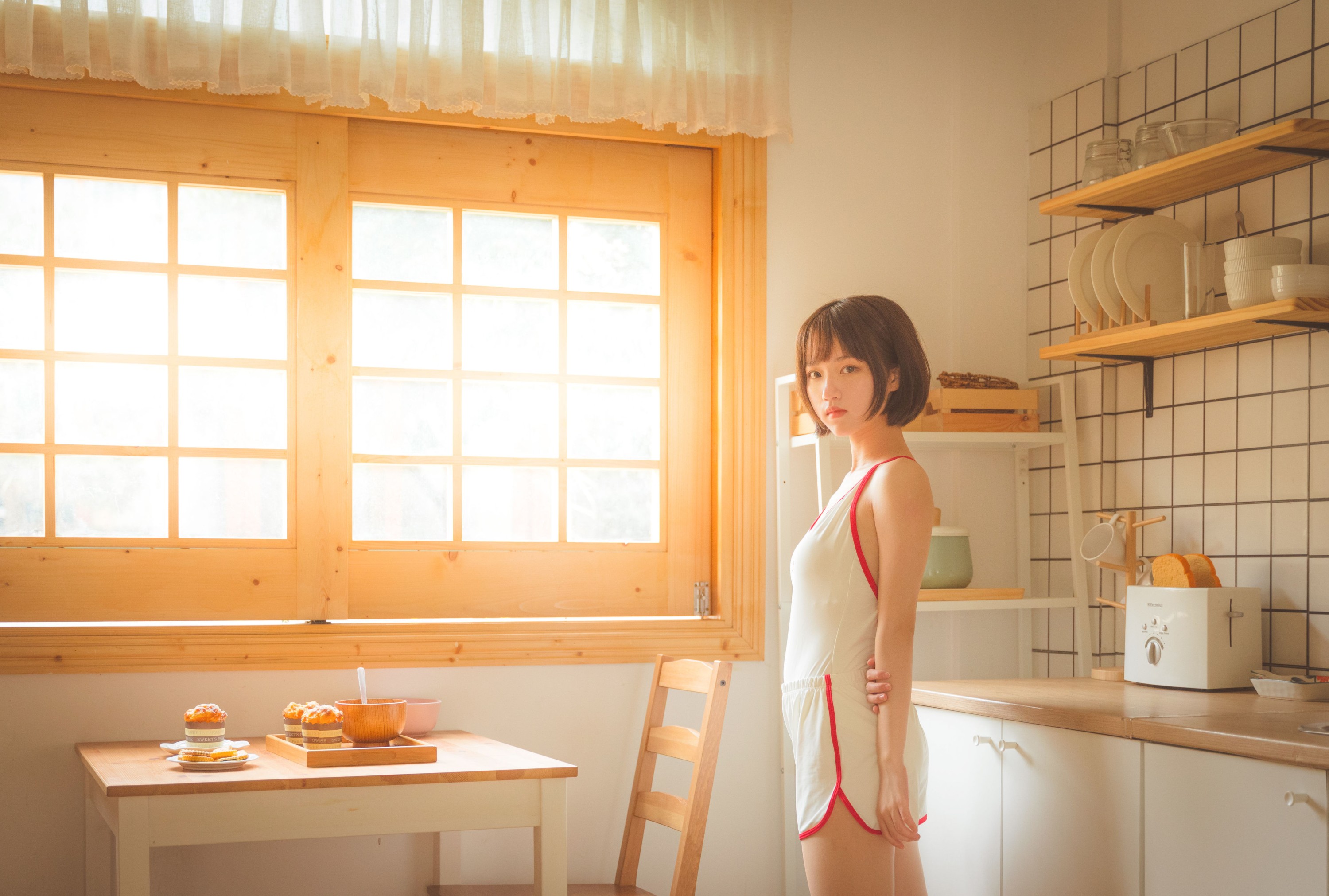 二妹aa – 《萌妹子的居家日常》[24P]