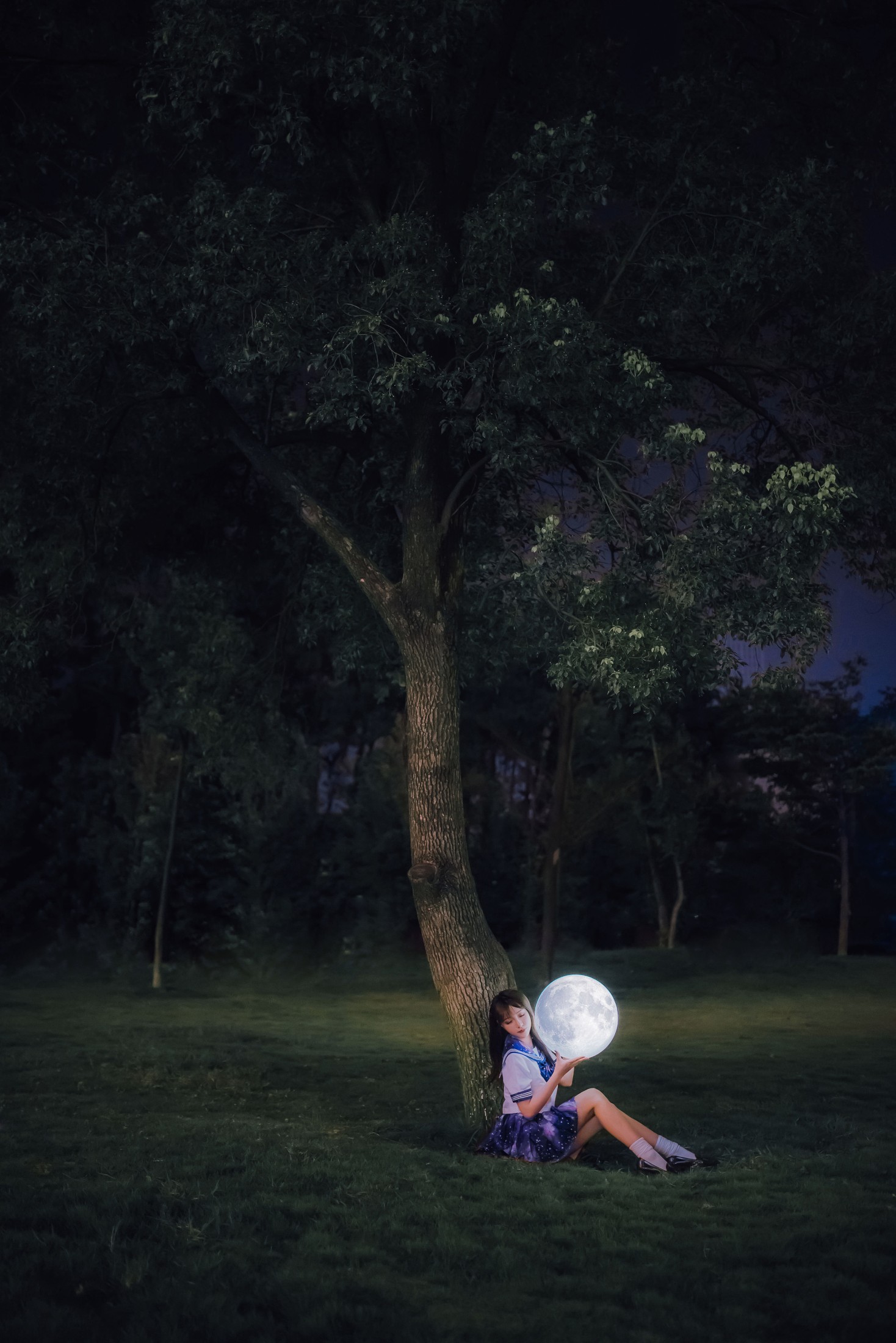 希希呐 – 《月亮照亮黑夜》[23P]