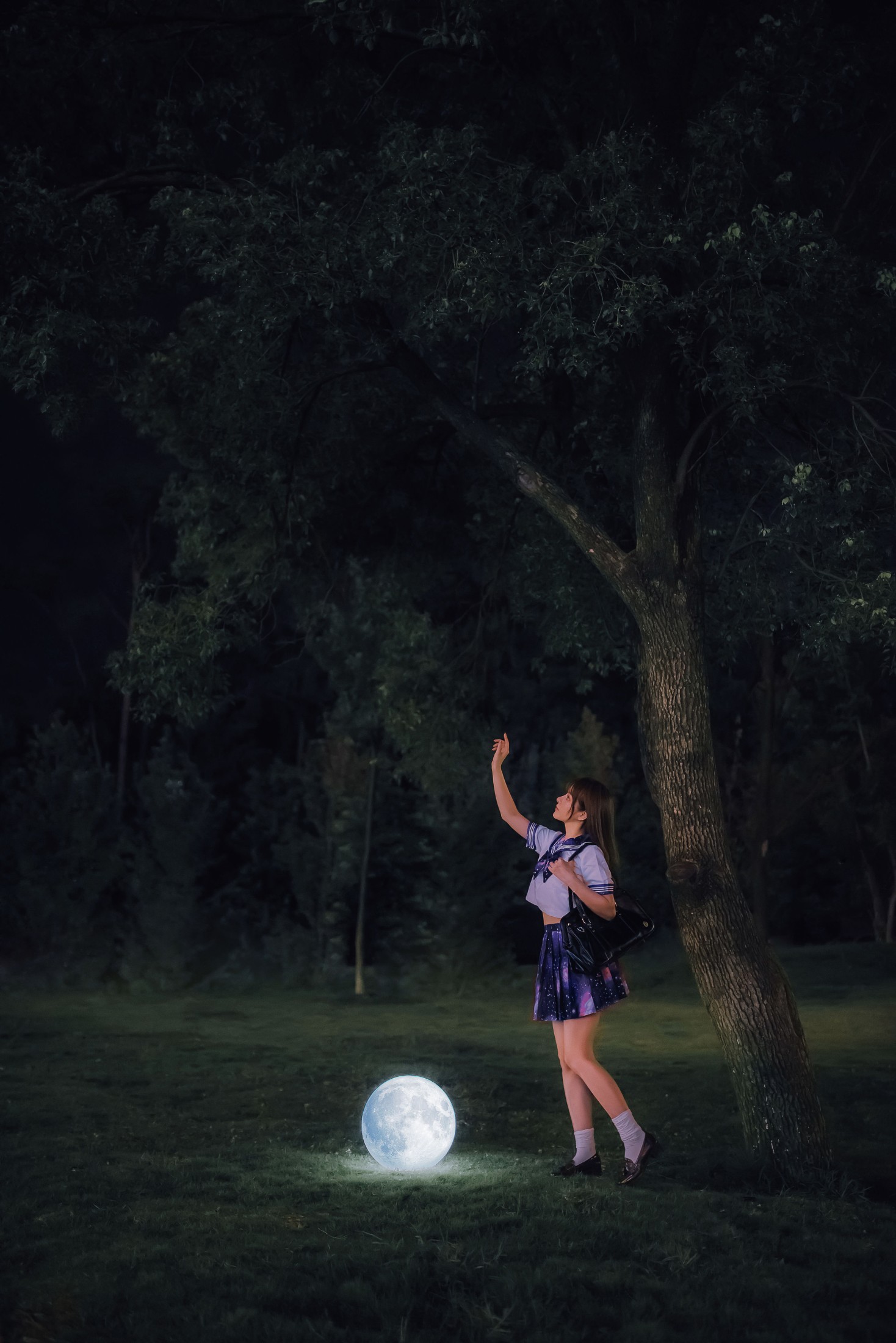 希希呐 – 《月亮照亮黑夜》[23P]