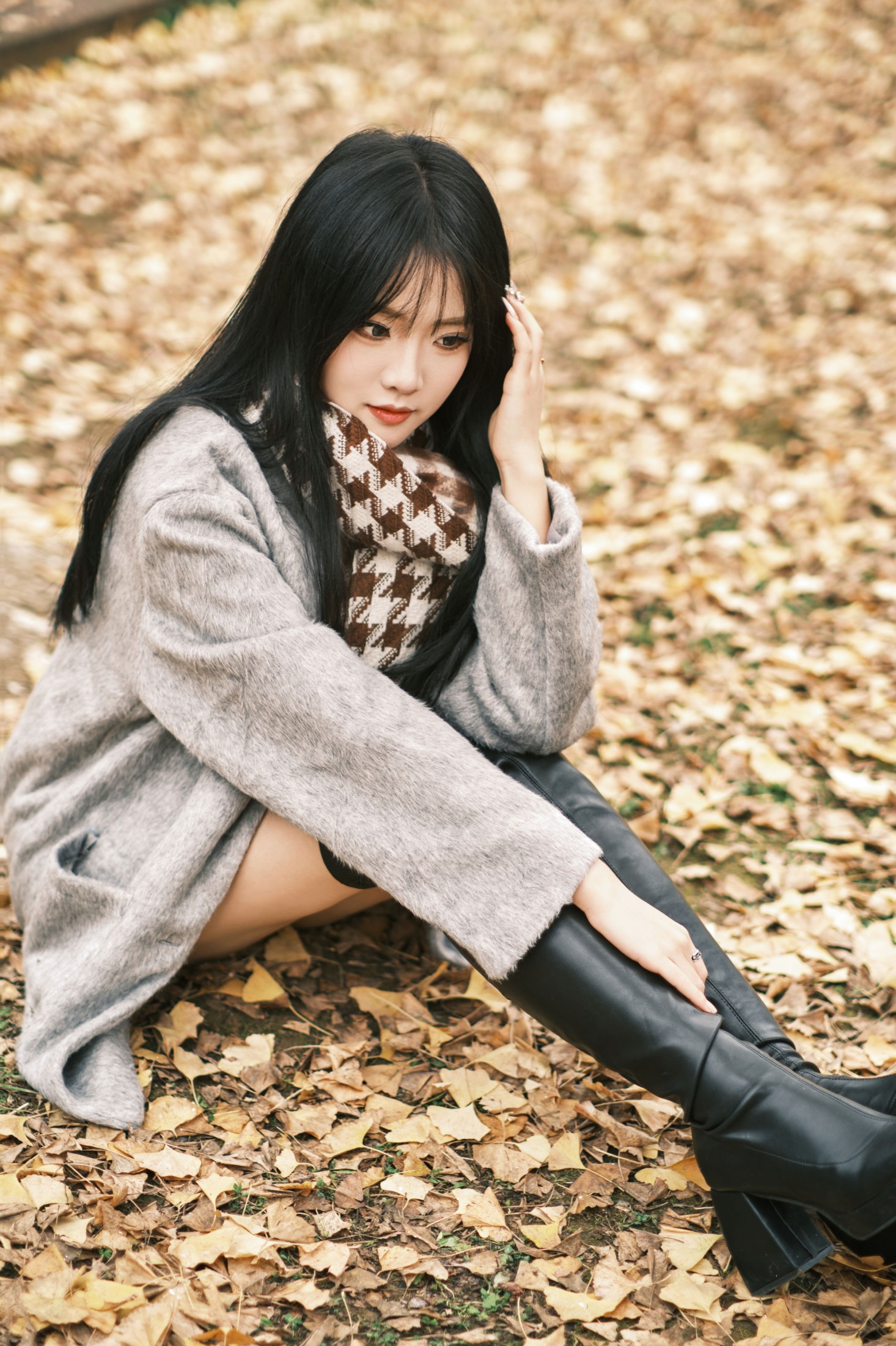 小猫 – 《银杏人像》[25P]