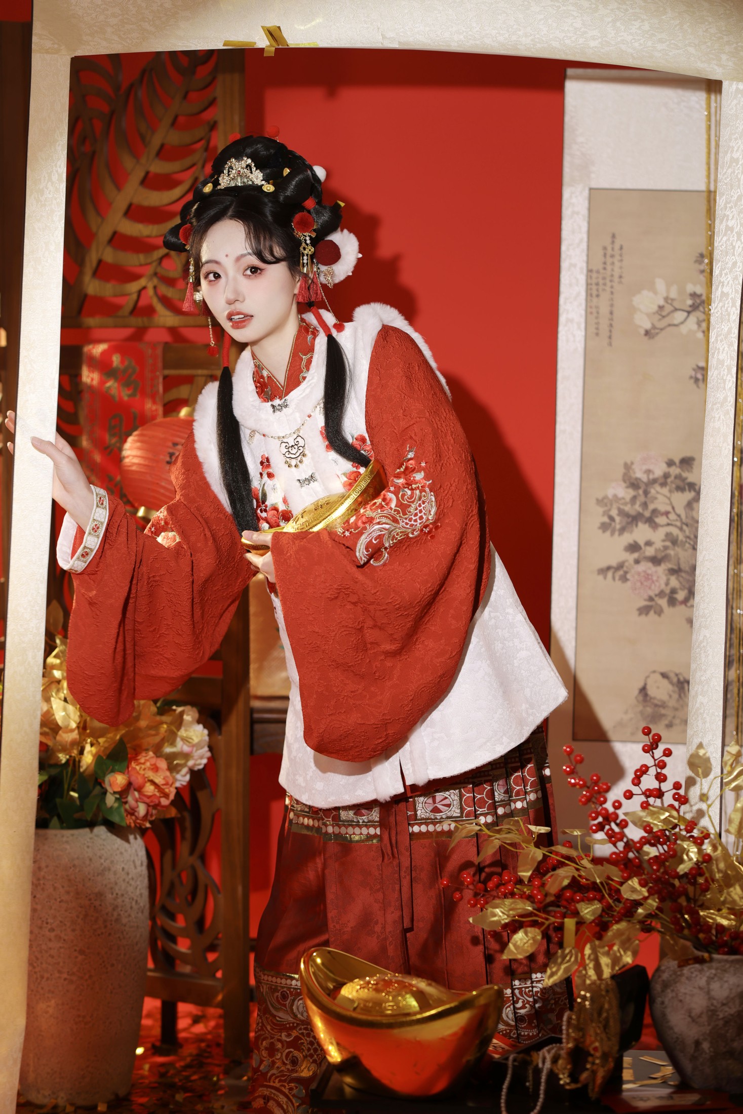 小羊爱干饭 – 《鞭炮声声辞旧岁》[23P]