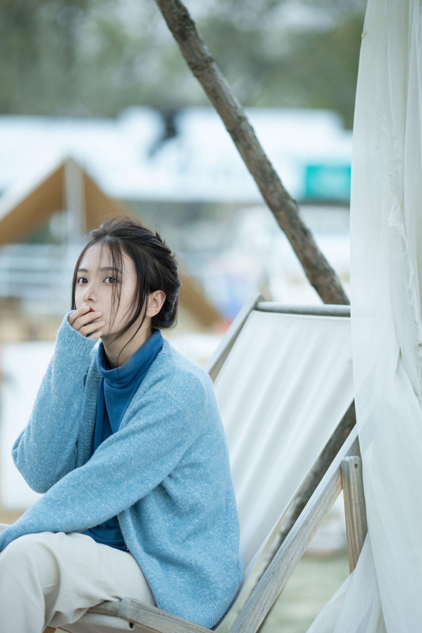 口可 – 《傍晚的长椅》[21P]