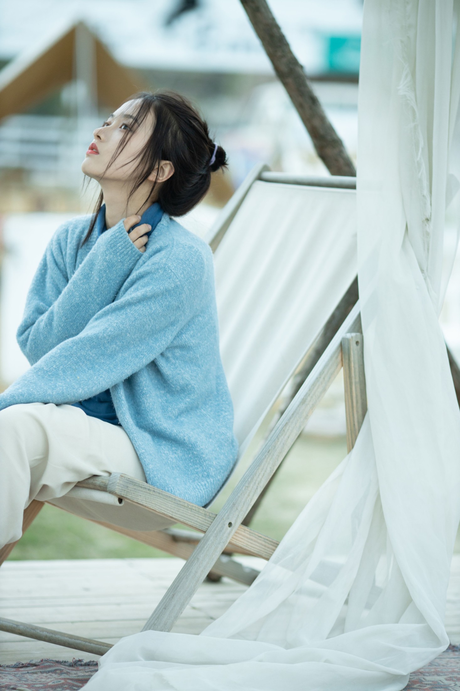 口可 – 《傍晚的长椅》[21P]