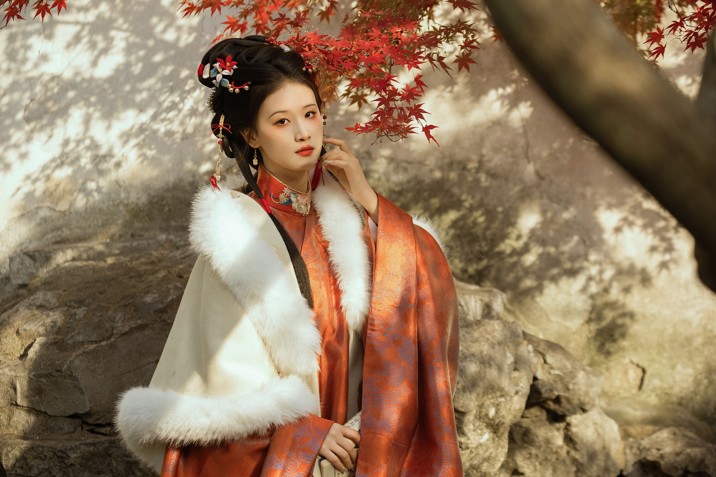 婕妤 – 《庭院红叶》[41P]