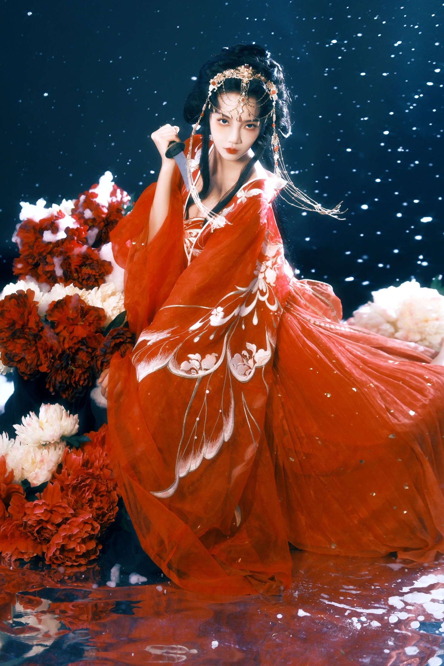 郭美林子 – 《雪中红衣》[21P]