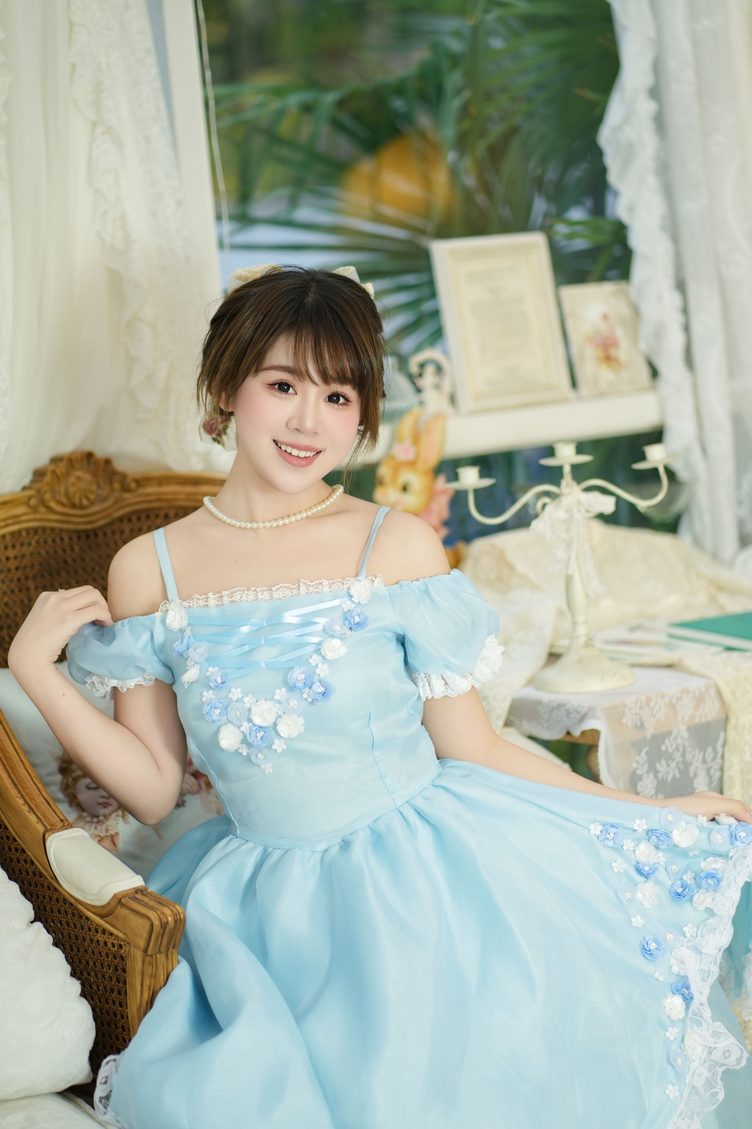 泡芙小方 – 《蓝色系公主》[23P]