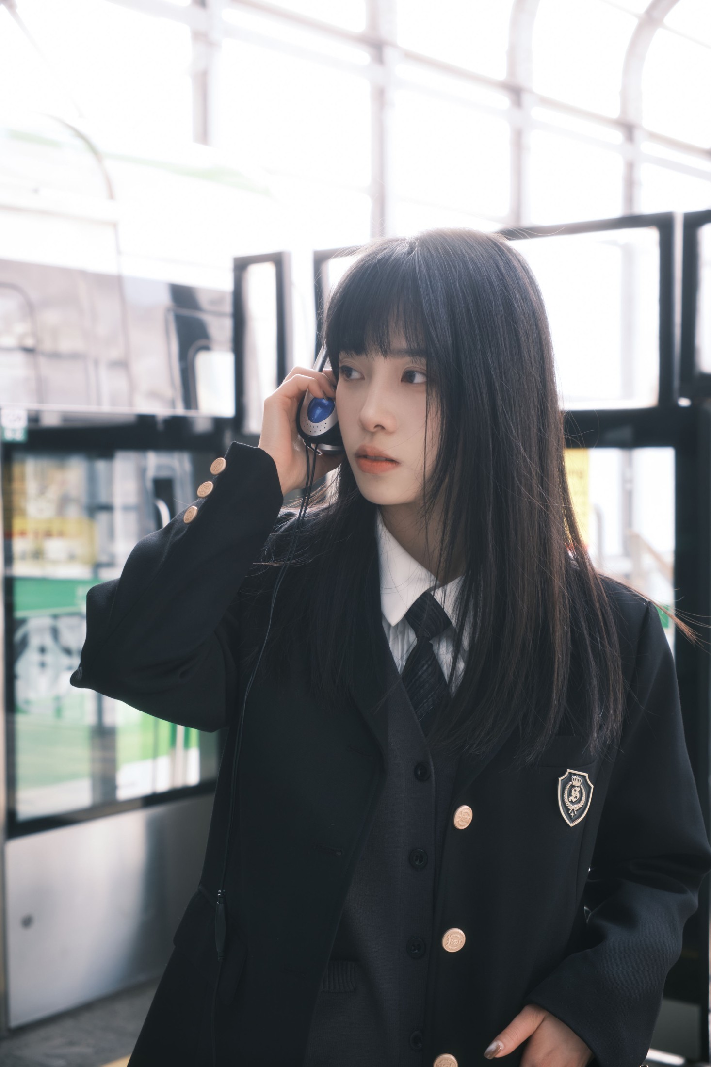 小松麻奈 – 《地铁jk》[69P]