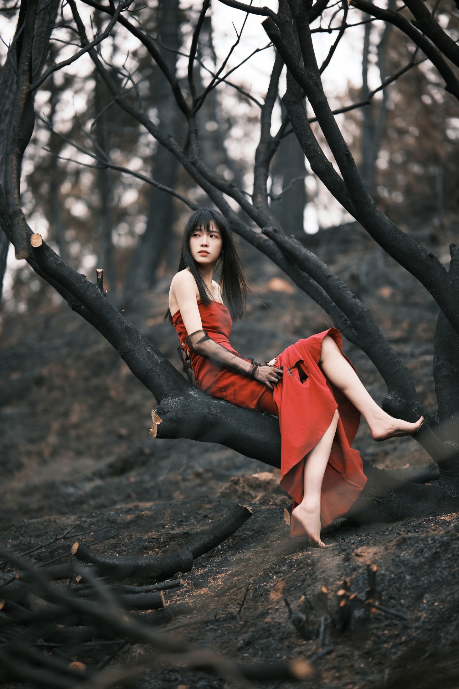 小松麻奈 – 《山火余烬》[30P]